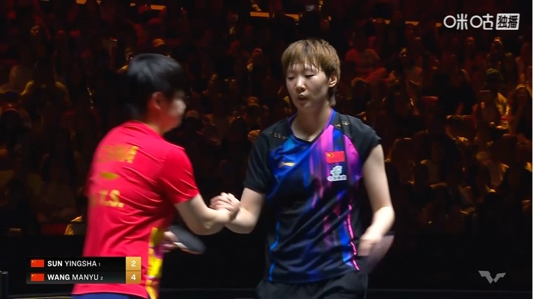 王曼昱夺得WTT中国大满贯2025 女单冠军收获个人第2个WTT大满贯单打🏆孙