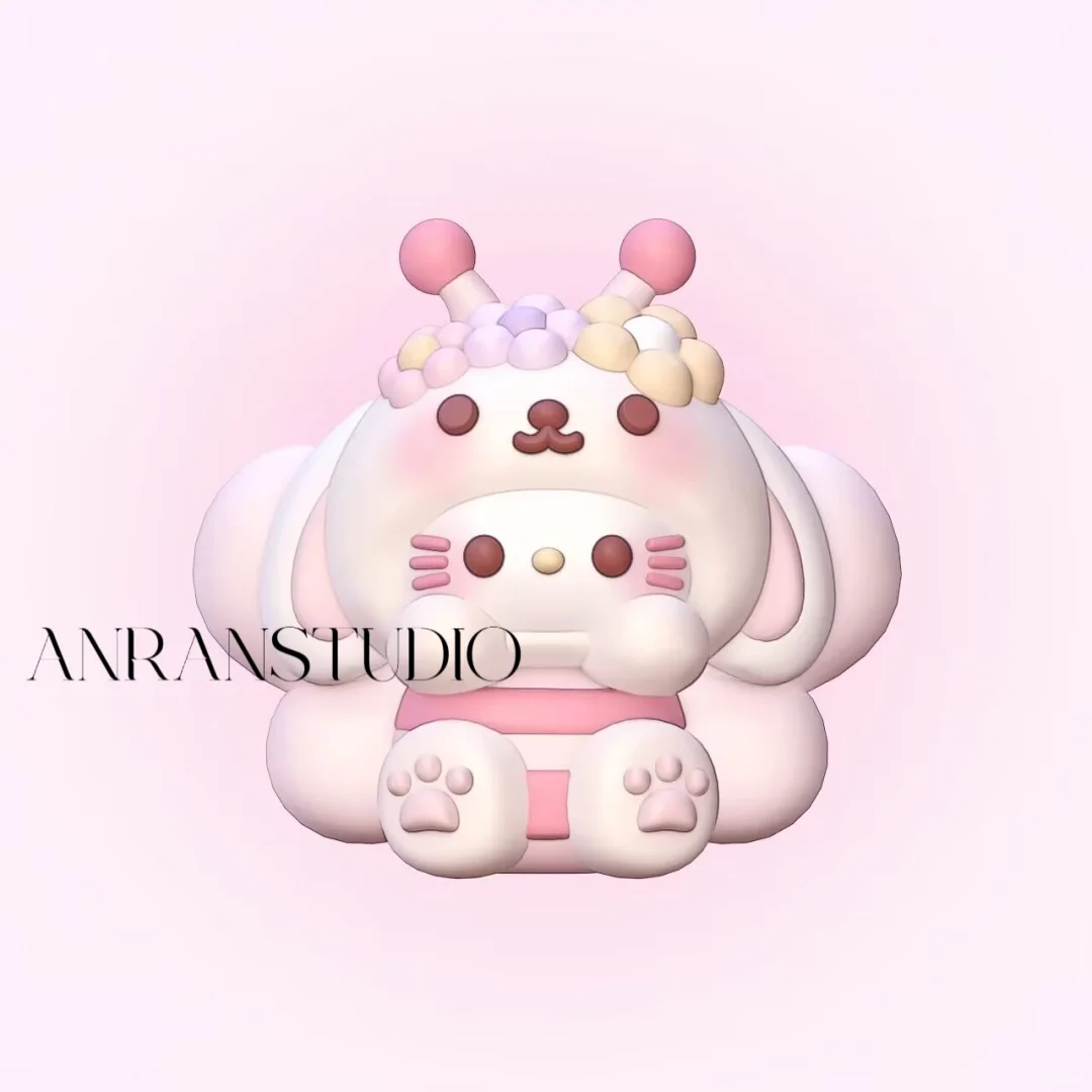 花园系列Kitty小蜜蜂【3D硅胶模具】