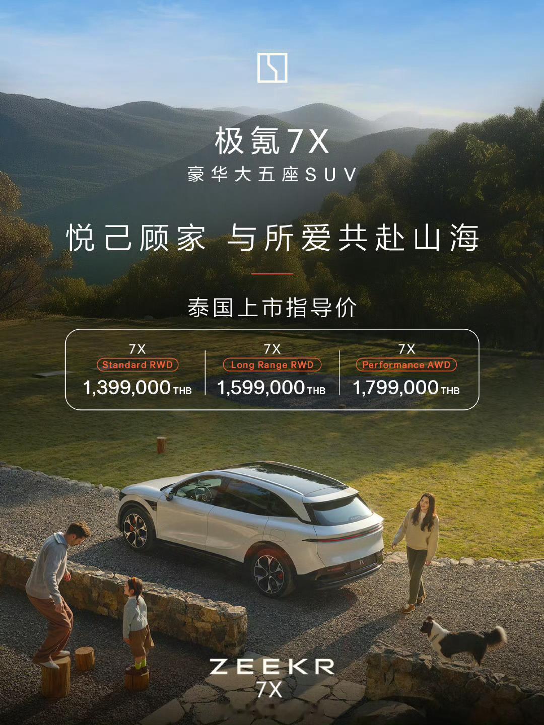 极氪 7x 泰国上市。极氪7x308_IO新能源汽车 ​​​