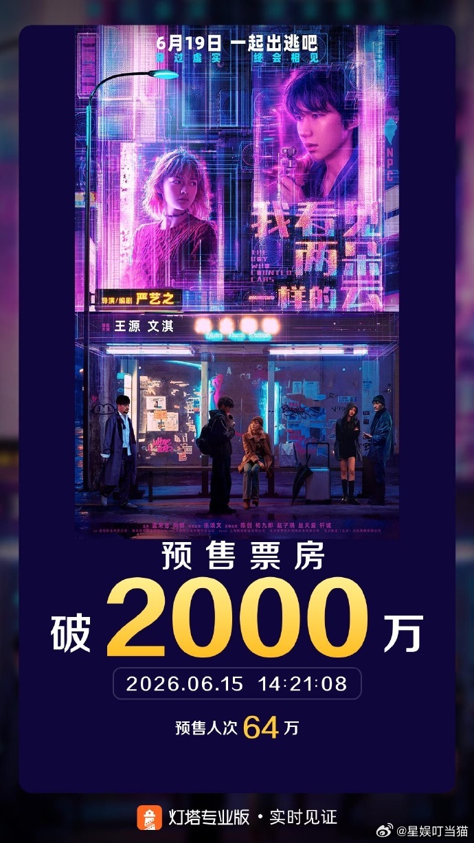 王源文淇新片端午档预售票房第一王源新片端午档预售票房第一 预售直接断层领跑，王源
