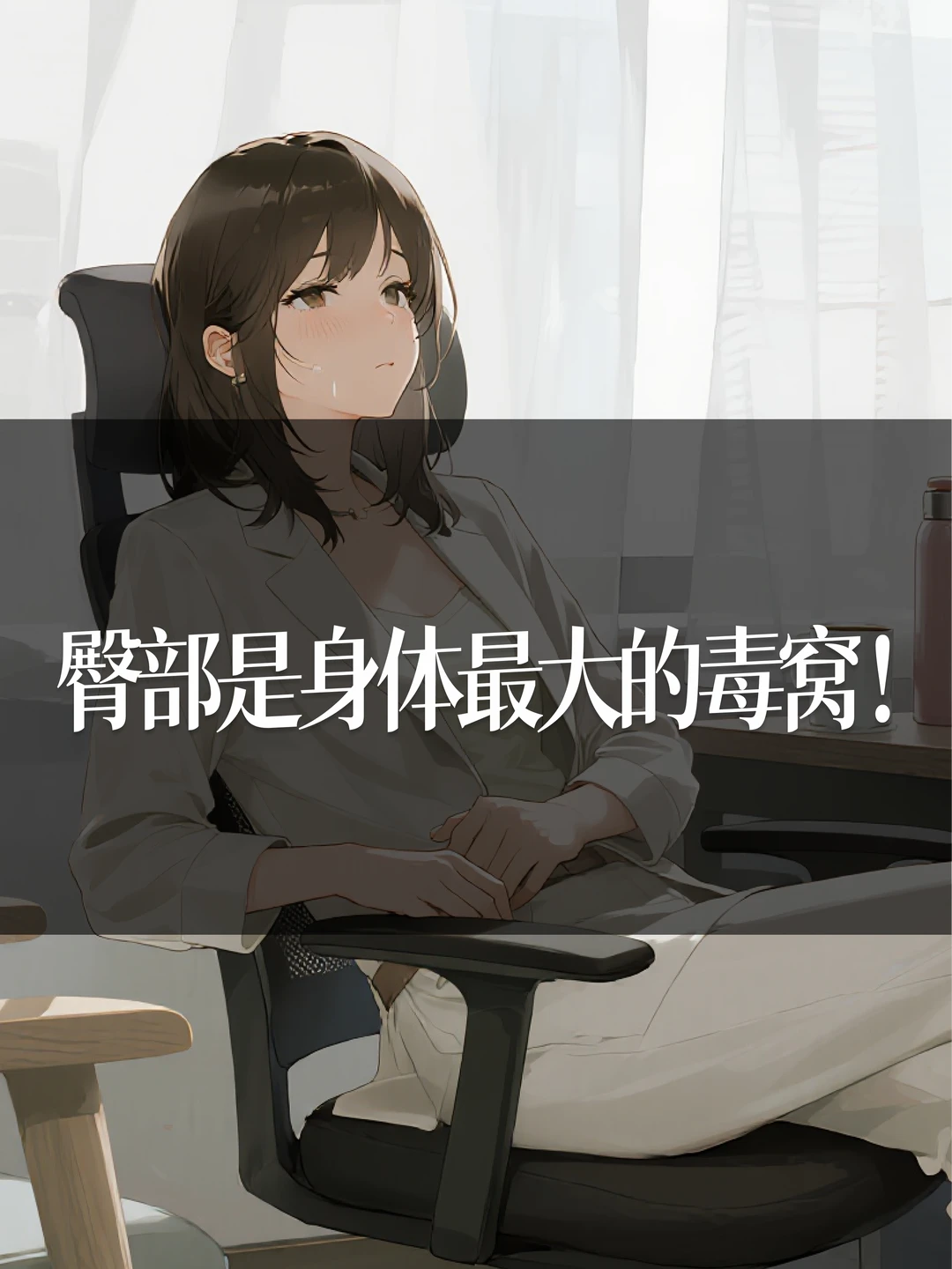 臀部是身体最大的毒窝！