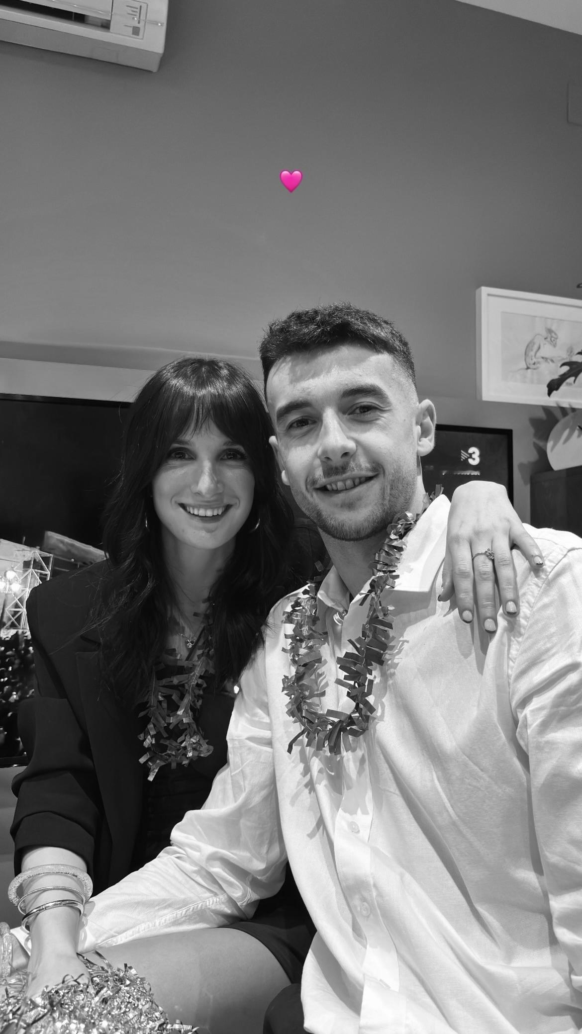 胡安-加西亚和女友❤️💙你好2026至死不渝红蓝魂巴萨