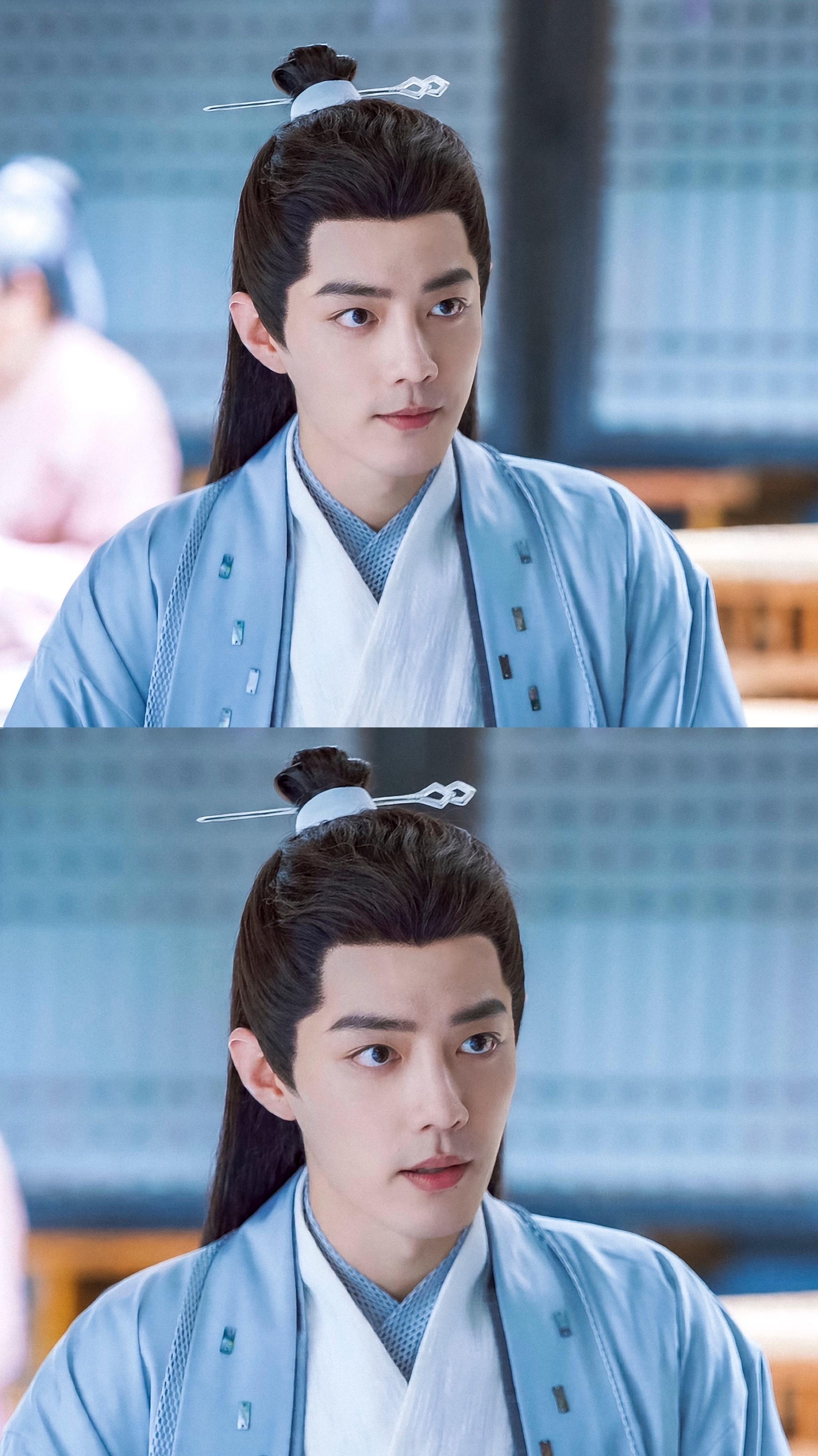 ♡⃝ 𝒍𝒐𝒗𝒆 ʚɞ ☽⋆❥ »» 肖战 师父这身造型真好看，超级仙超级