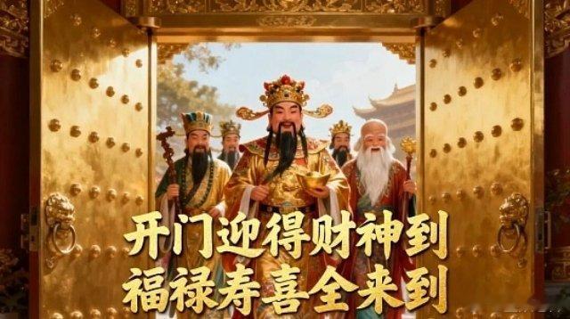 周一到了，四样福气已备齐。钱财不愁，霉运没有，工作省心，出行平安。办公桌上右手边