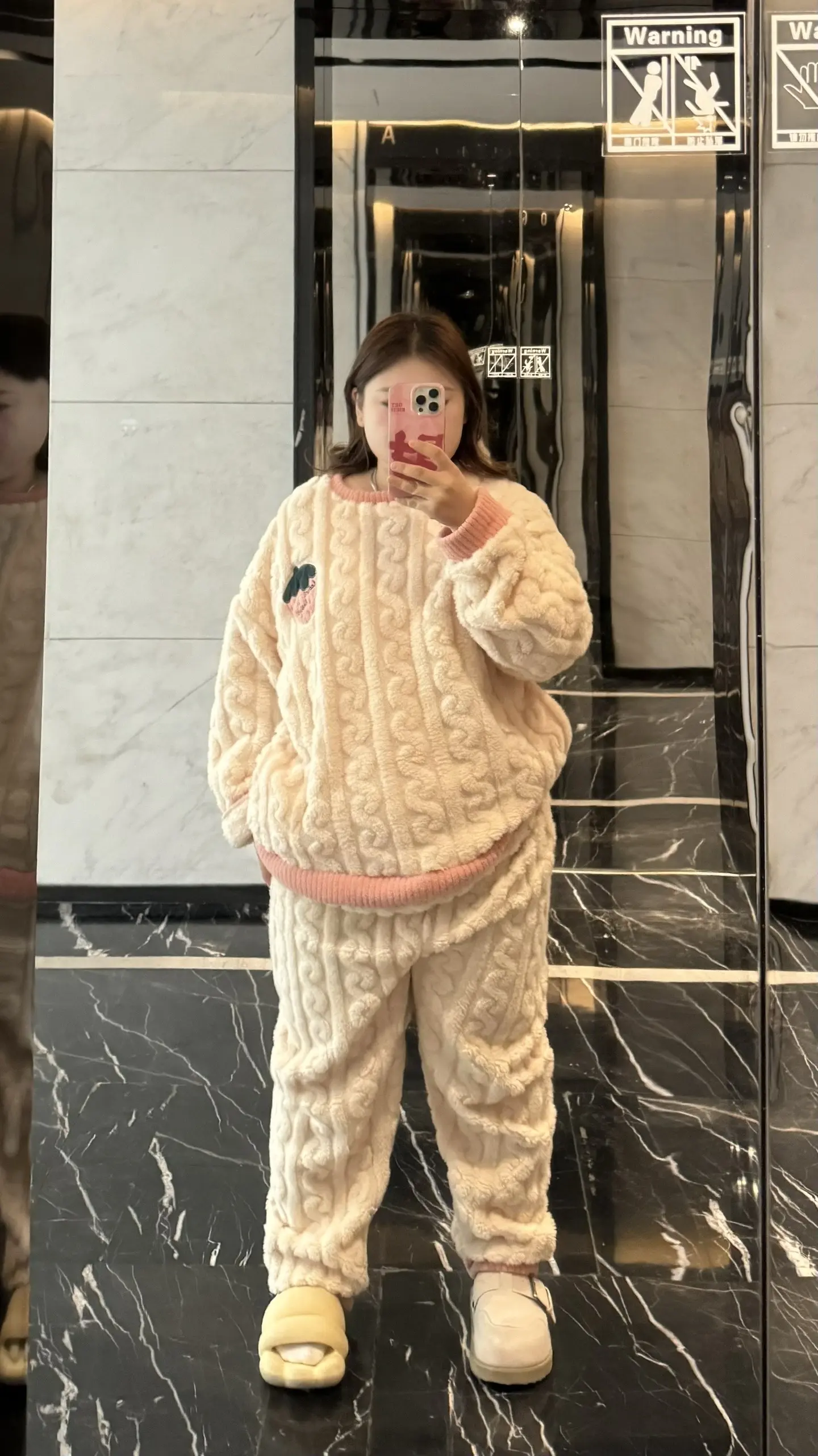 加绒牛仔阔腿裤！！！好看！买！