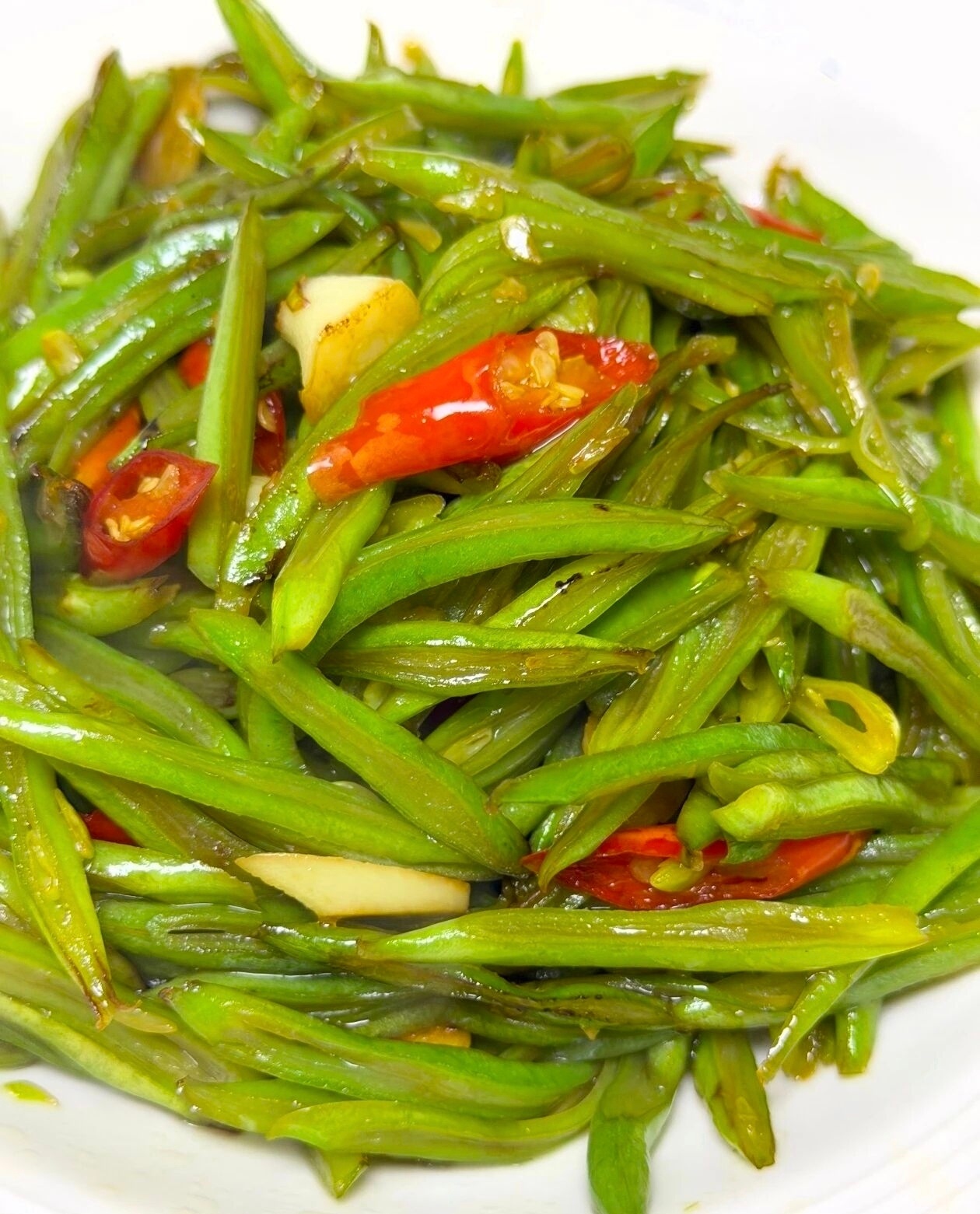 四季豆的吃法。 南京