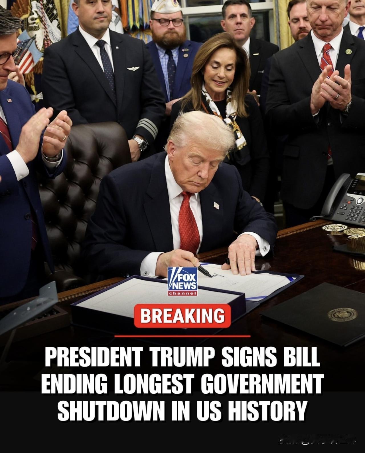 President Trump signed legislation to fu