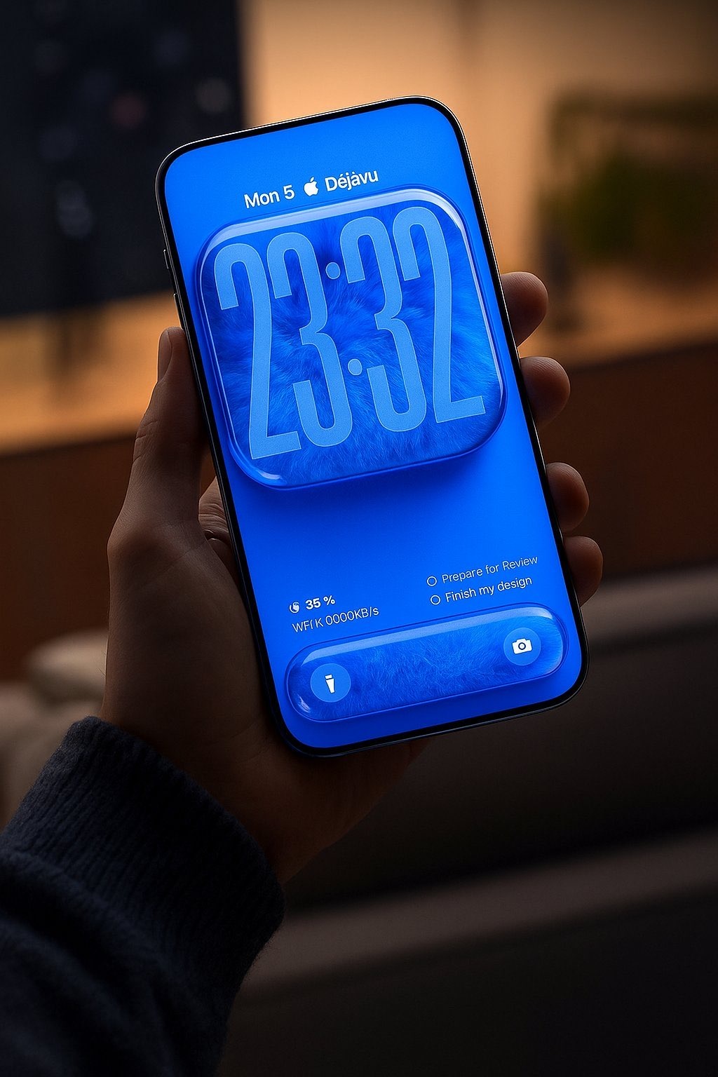 终极 iPhone 没有挖孔也太好看了[泪奔][泪奔] ​​​