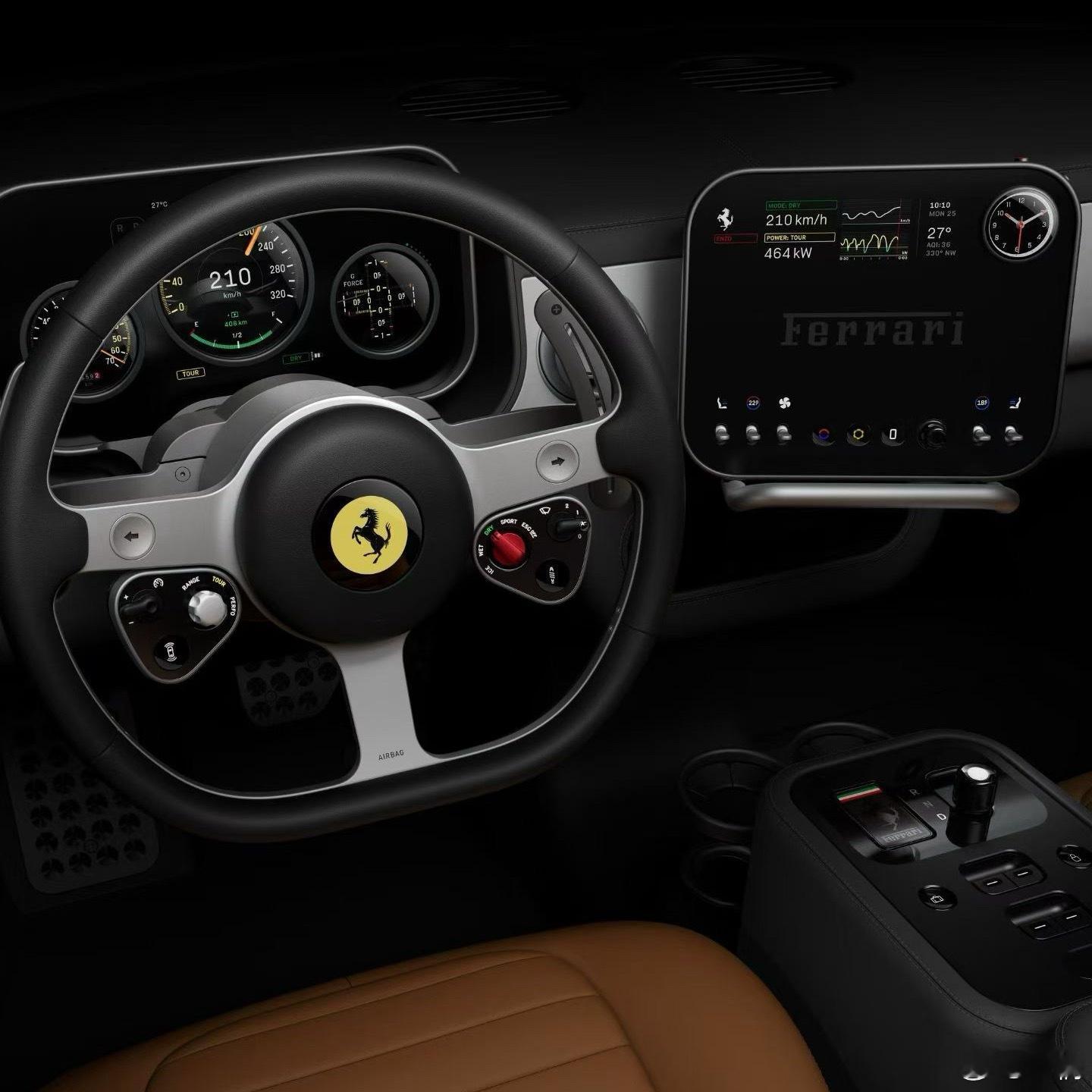 嗯，你没看错~这真的是法家的车只是这次是纯电的！法拉利luce