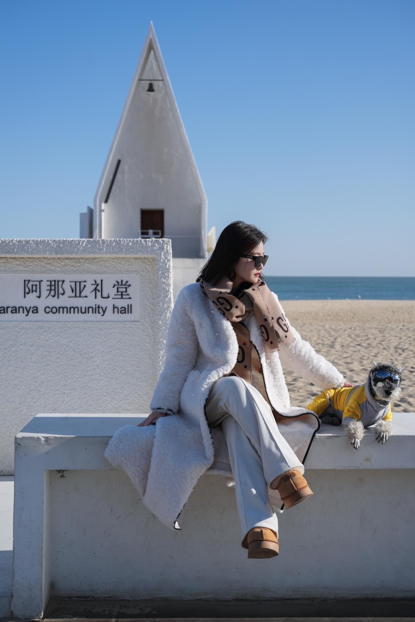 阿那亚旅拍日记.如果海鸥有执念，那一定是大海。这个冬天做自己的神明少女