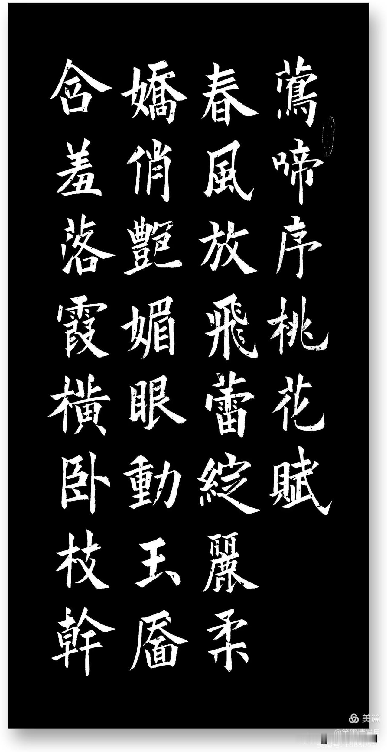 周卫星楷书赵淑桂《桃花赋》局部分
#硬筆楷書。# #学临钟绍京小楷# #临帖。田