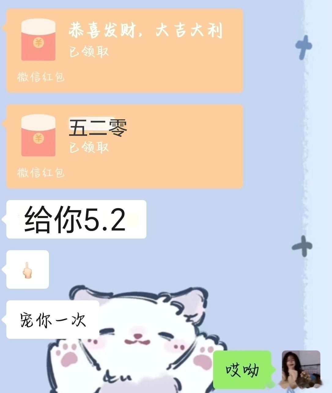 感谢小叶子的宠爱（我不说，是我骚扰她的） 