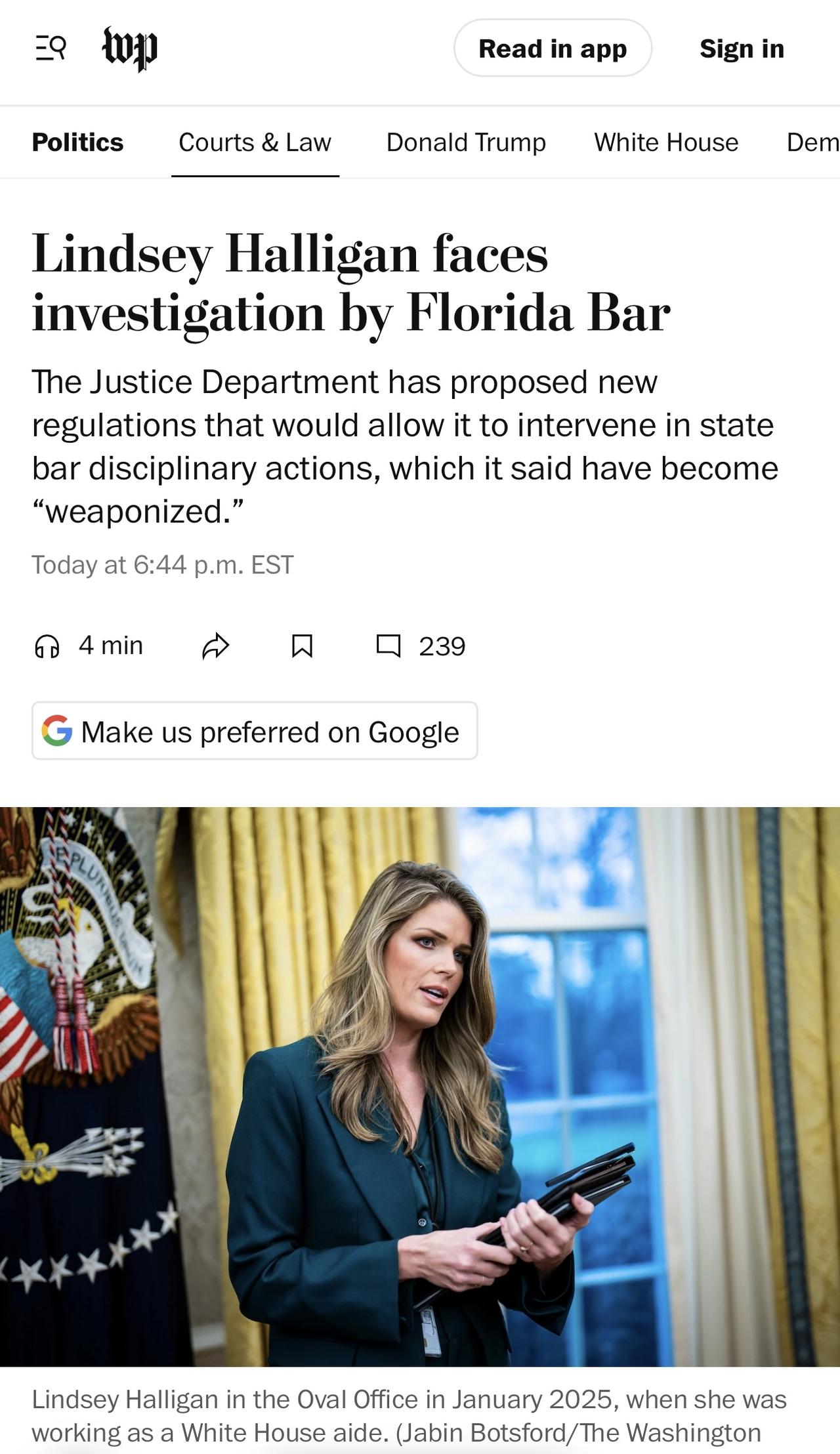 美国前弗吉尼亚州东区代理联邦检察官林赛·哈利根 (Lindsey Halliga