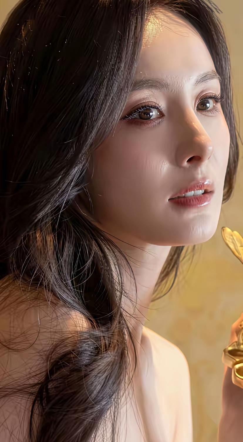 杨幂
玉手轻拈，花影摇曳[比心]