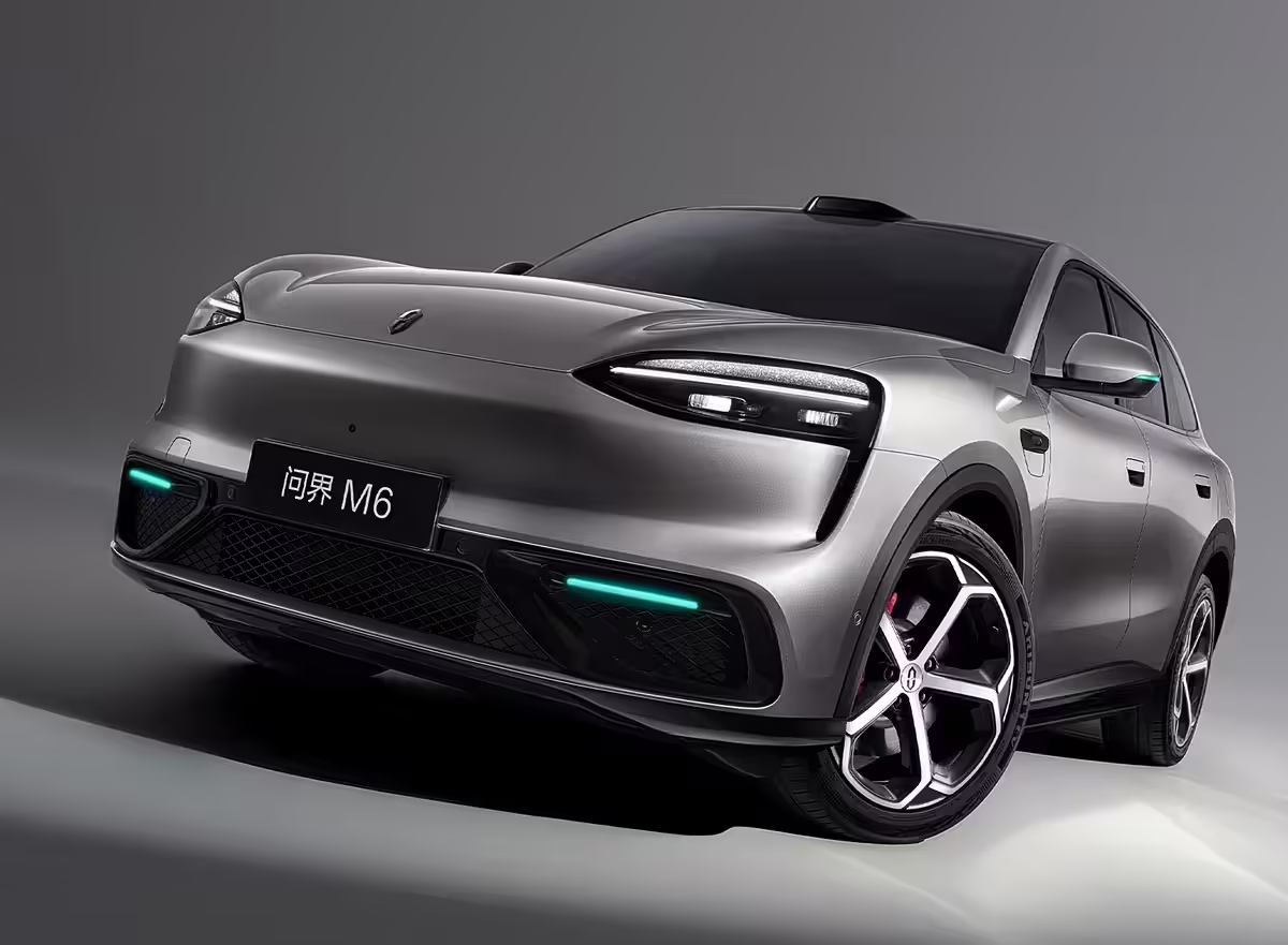 问界M6 3月23日发布，二季度上市。中大型SUV（4960×1985×1736