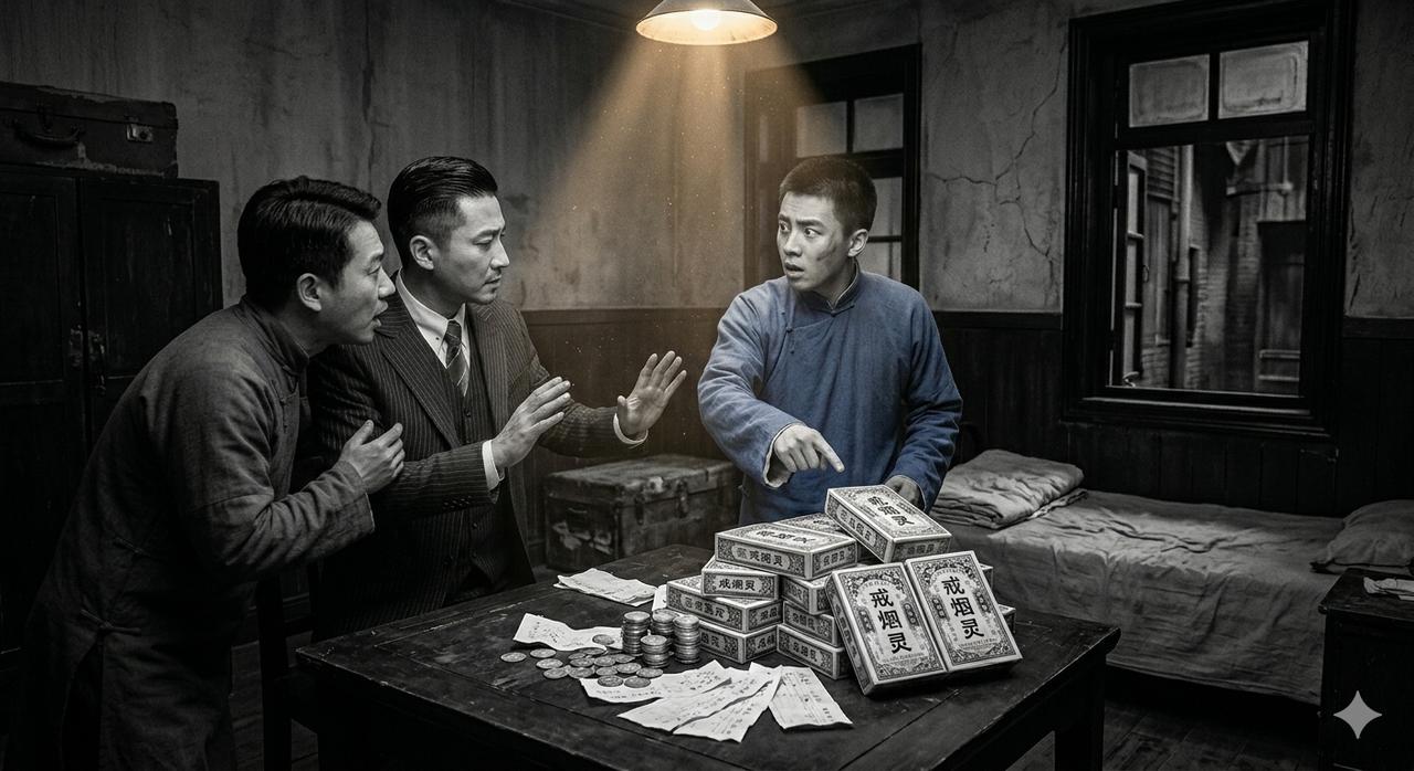 民国年间，江湖上管抽大烟的叫“抹海草”。当时的政府极力铲除毒品，不想这倒给了骗子