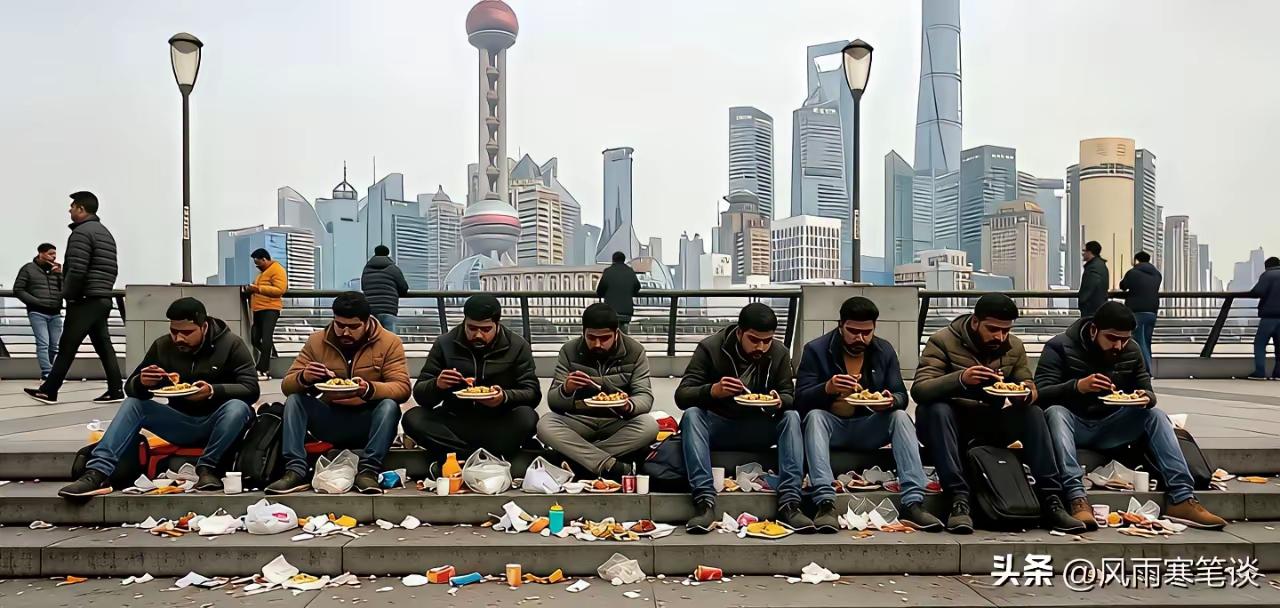 感觉印度人不是来旅游的，就单纯为了恶心中国人
随便扔
随便拉
随便挤
随便骂，