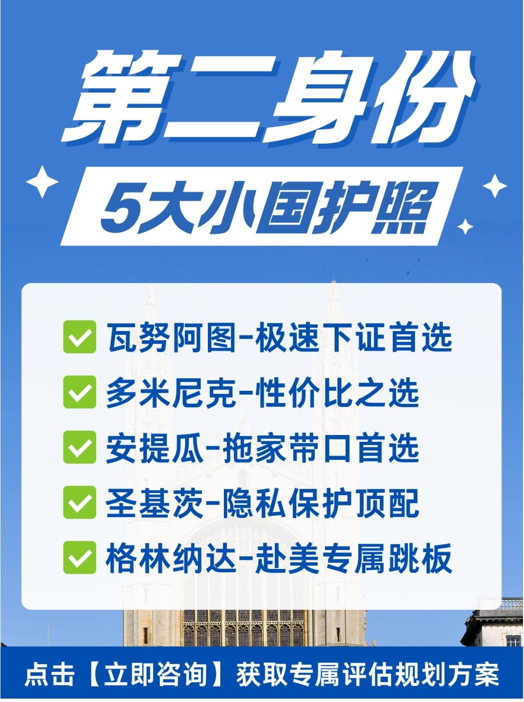 2026全球热门移民身份推荐：5大海外护照项目规划！