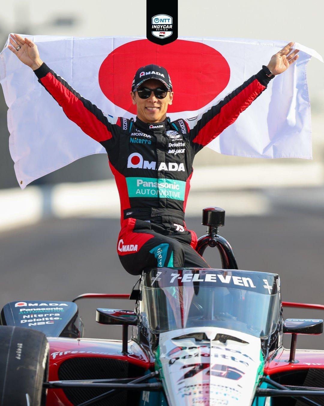 今日寿星，是印地500大赛史上首位且唯一一位来自日本的冠军，而且还赢过两次的佐藤