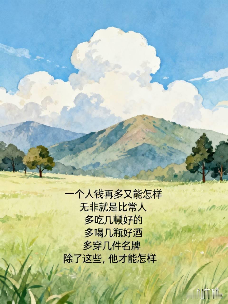 北京协和医院 张海敏博士的一段话火了：“一个人钱再多又能怎样，无非就是比常人，多