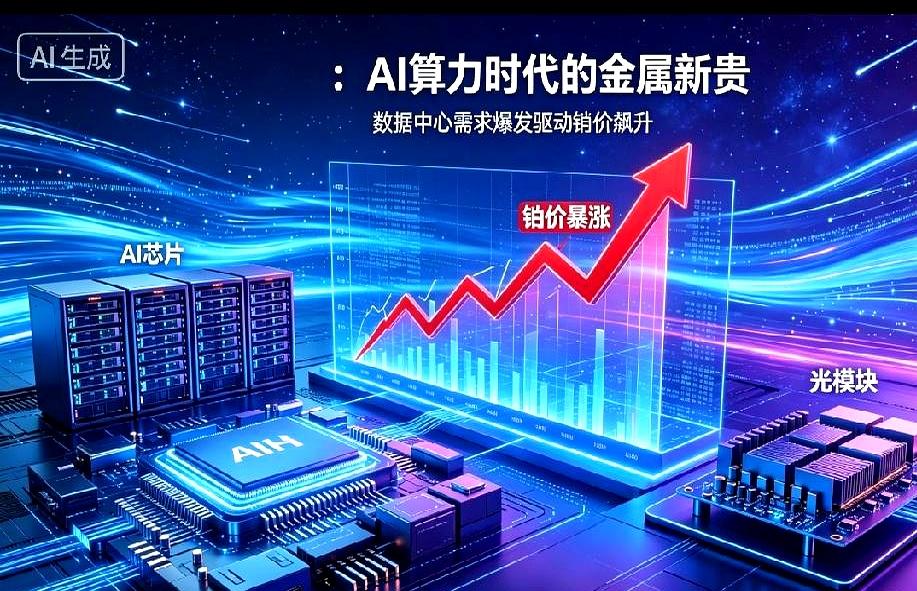 一块上游原料，能把AI数据中心的供应链都搅紧？
这次说的就是铟，真不是普通金属那