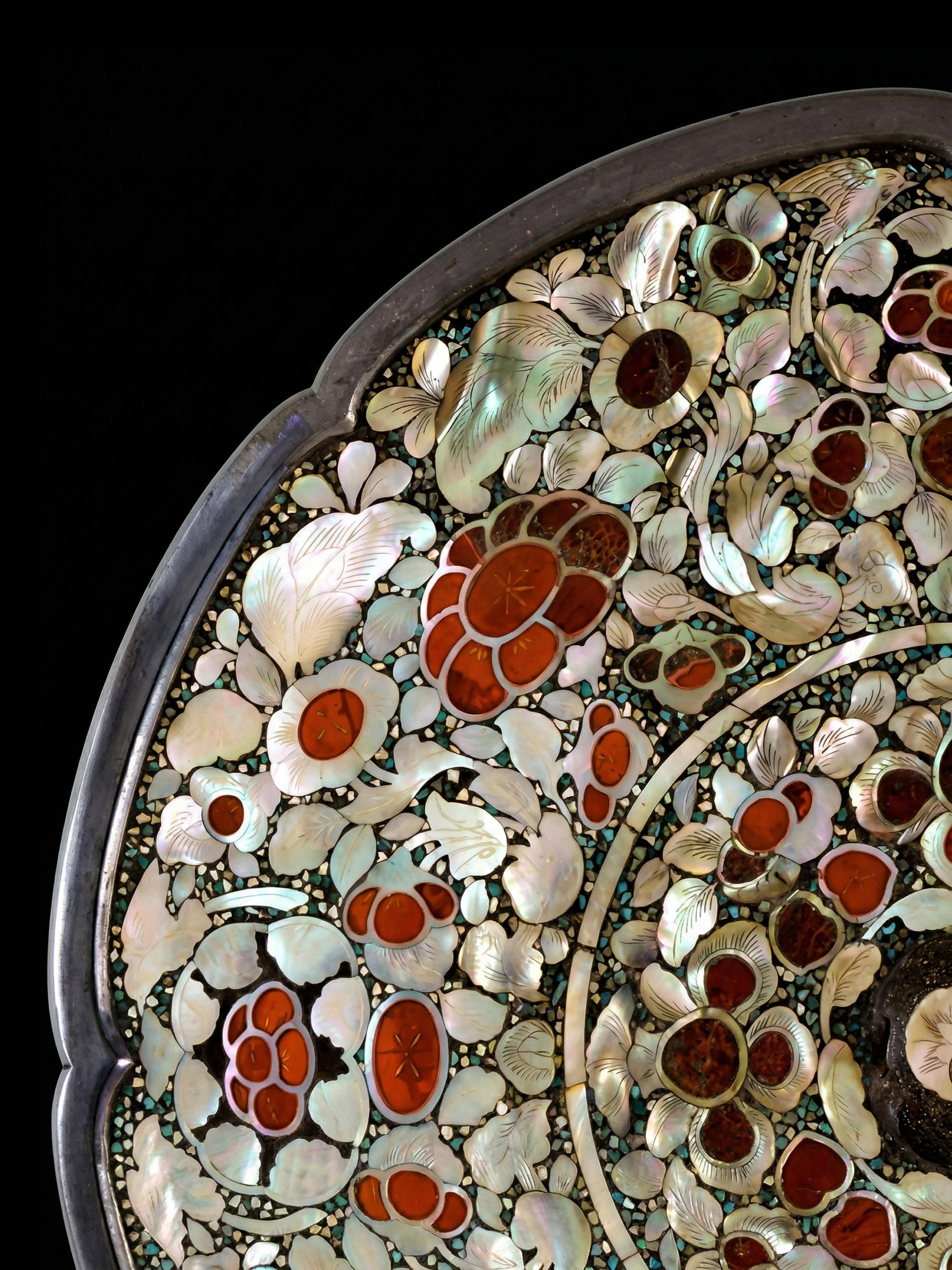 平螺钿镜｜藏在正仓院里的大唐遗梦。🌊愿垂拂拭恩，为君鉴玄发——唐 ·...