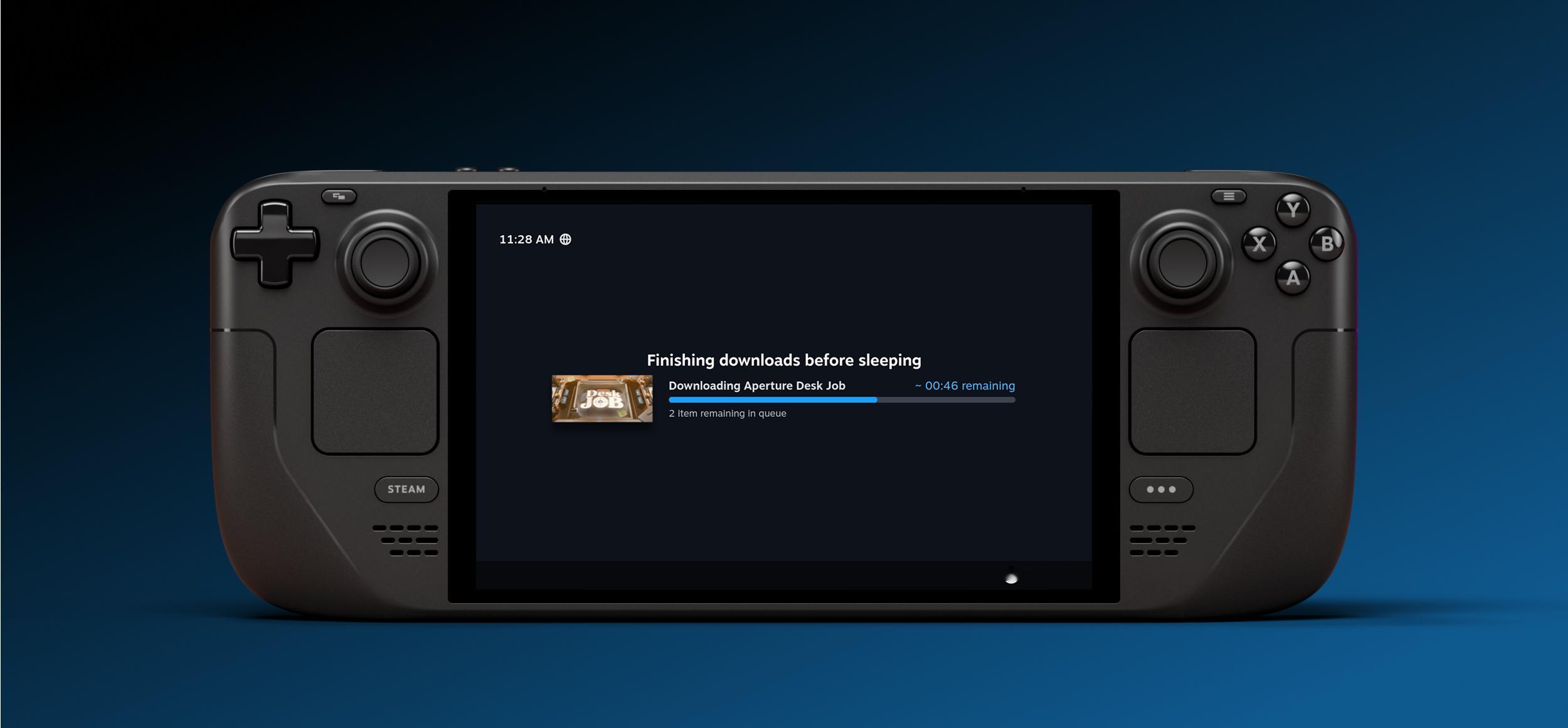 【Steam Deck“息屏下载”模式测试中】V社宣布，Steam Deck 现