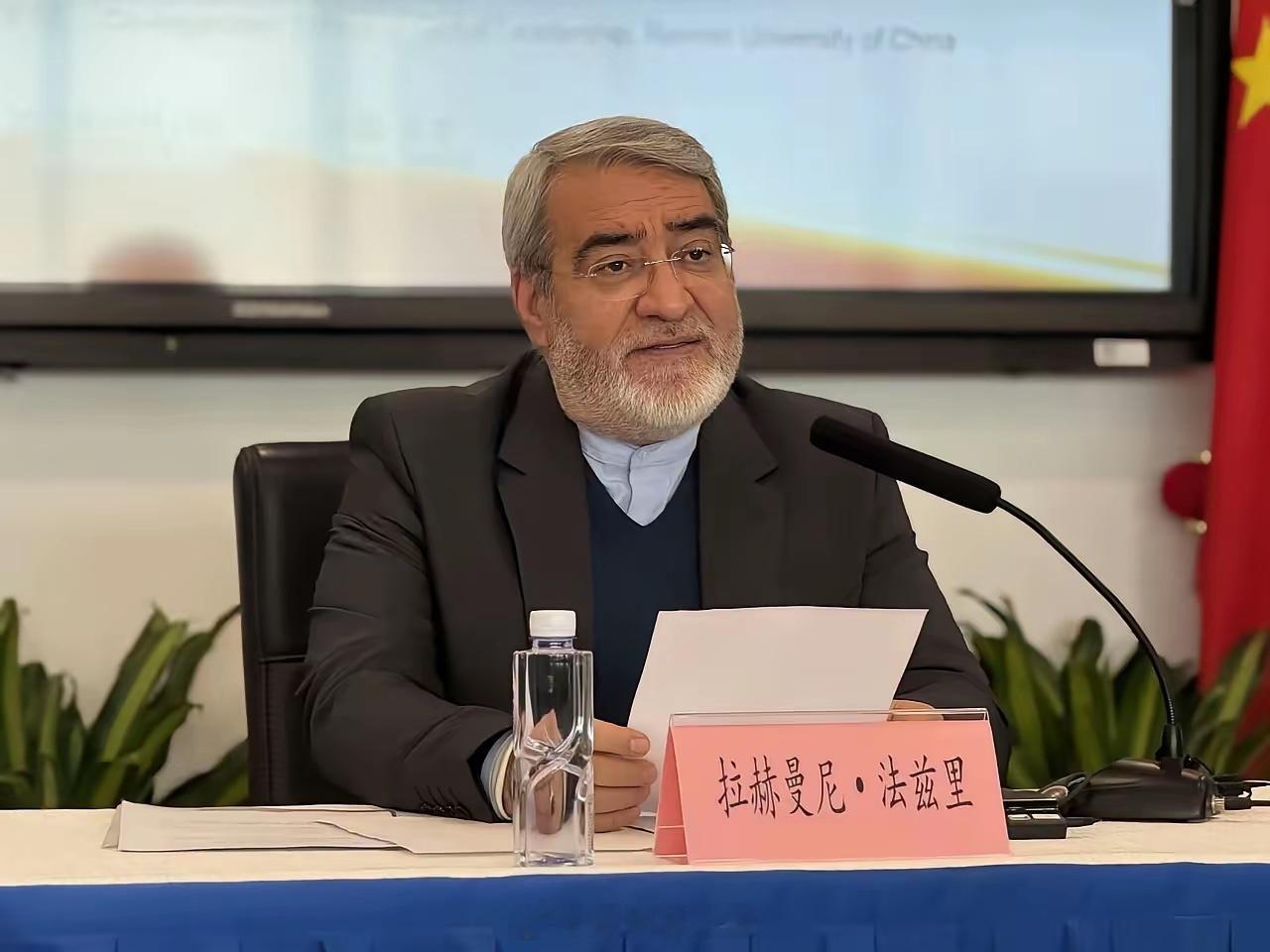 伊朗正式请求中国担保中东安全！伊朗这回是真急了。4月8号，伊朗驻华大使法兹利公开