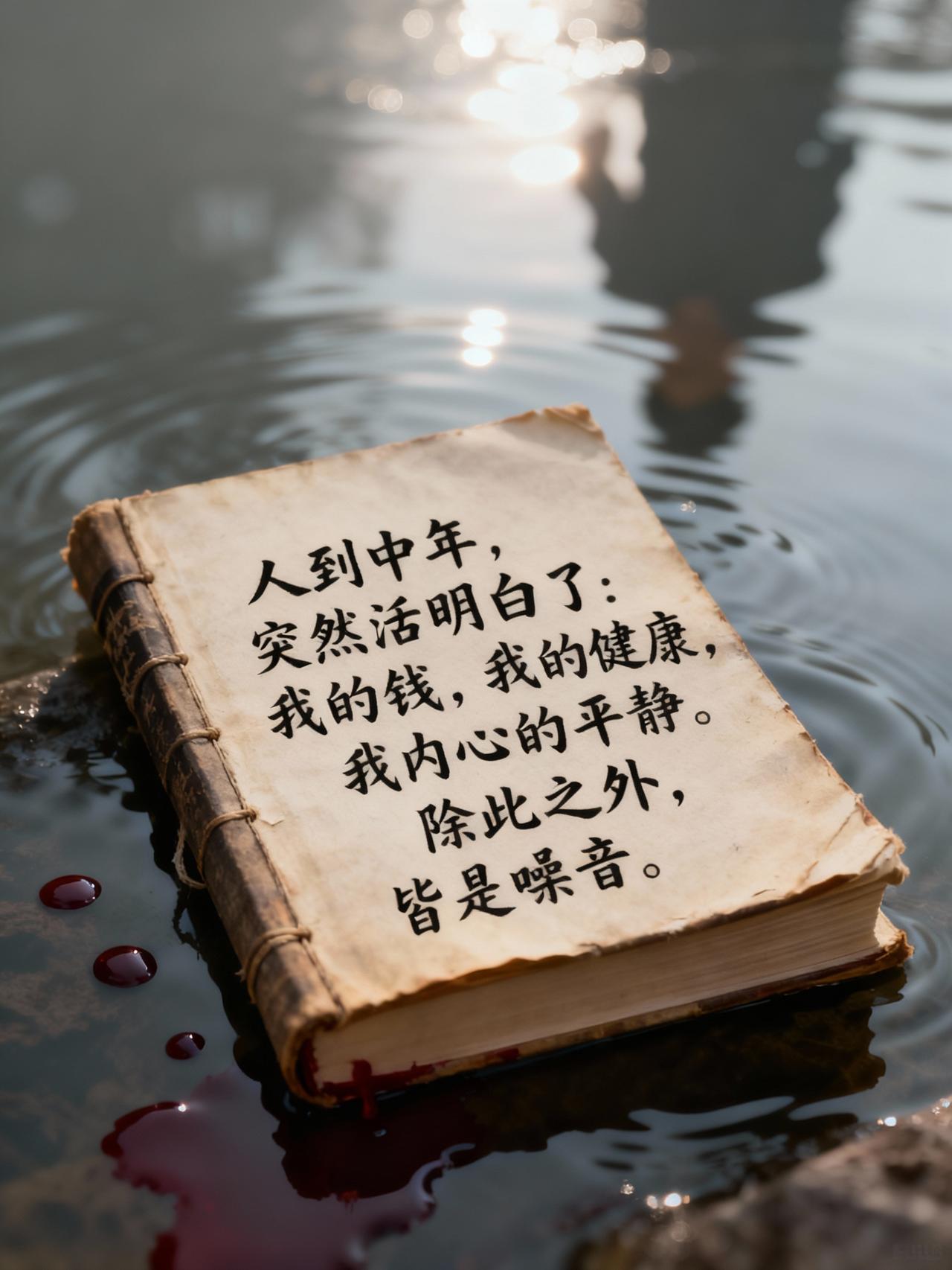 人到中年，突然活明白了：
 
① 我的钱，我的健康，我内心的平静。
 除此之外，