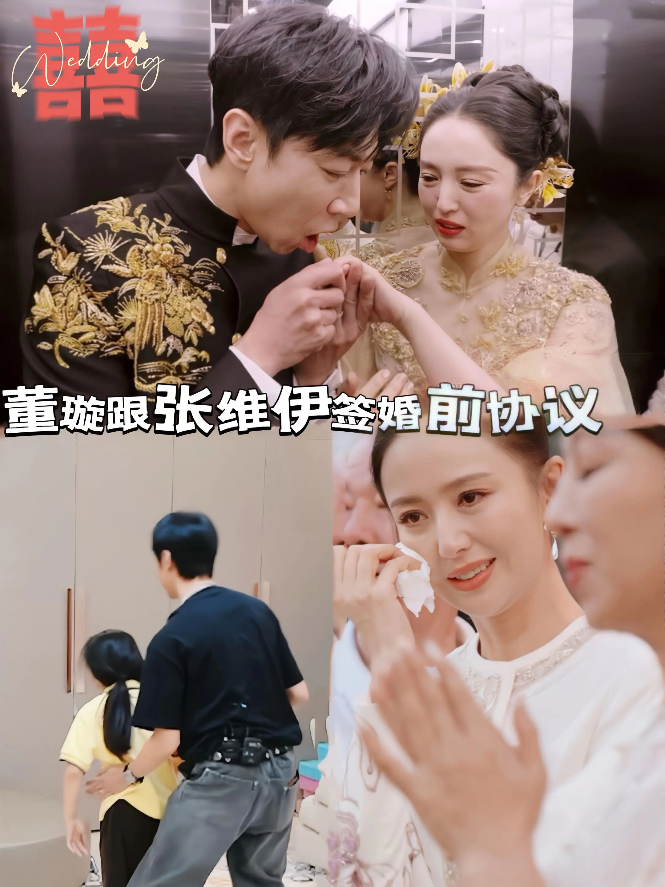 董璇跟张维伊签婚前协议，保护女儿利益。董璇跟张维伊签了婚前协议，婚前的...