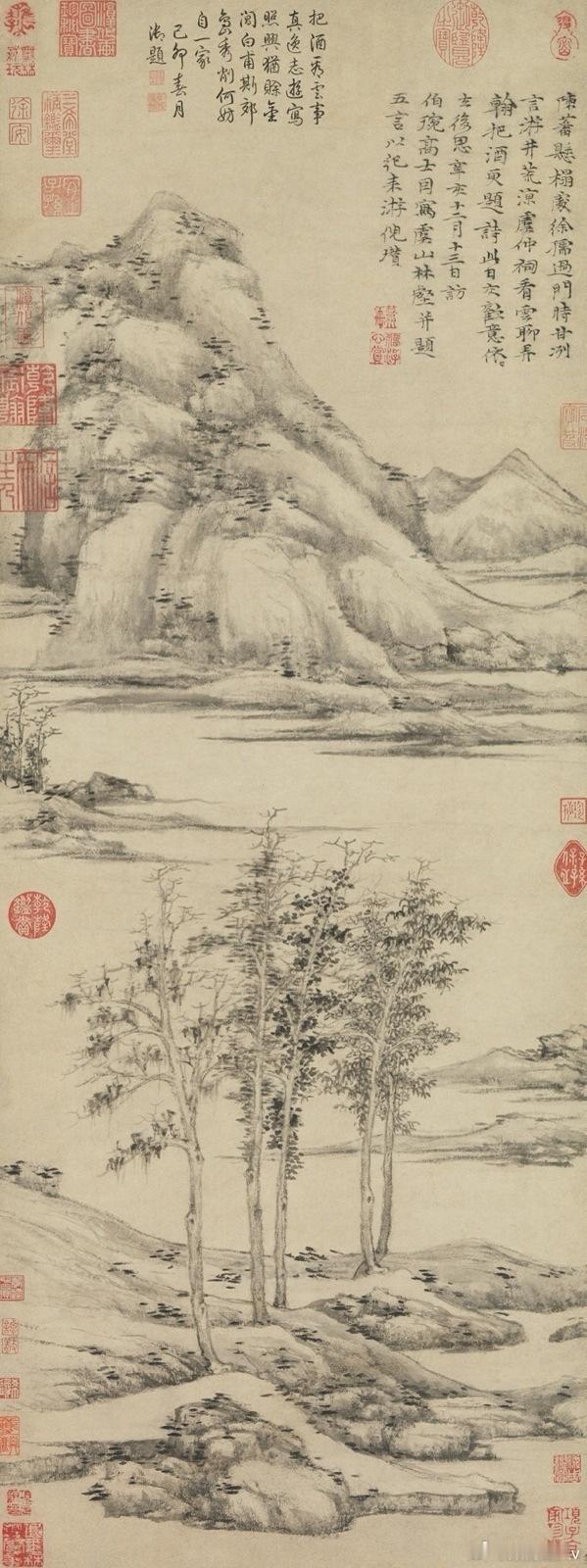 洗桐人·默斋主人原创文化散文六百年光阴，于史册不过数页泛黄纸卷，可在中国绘画的悠