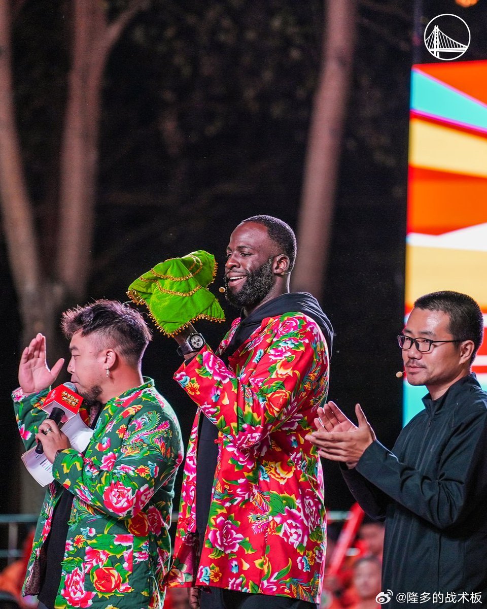 追梦-格林今日入场穿搭👀快船vs勇士