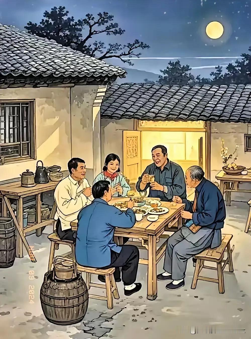 眼力测试:第六个人在哪里？图中一共有6个人，但我怎么看都只看到5个人，在吃饭，这