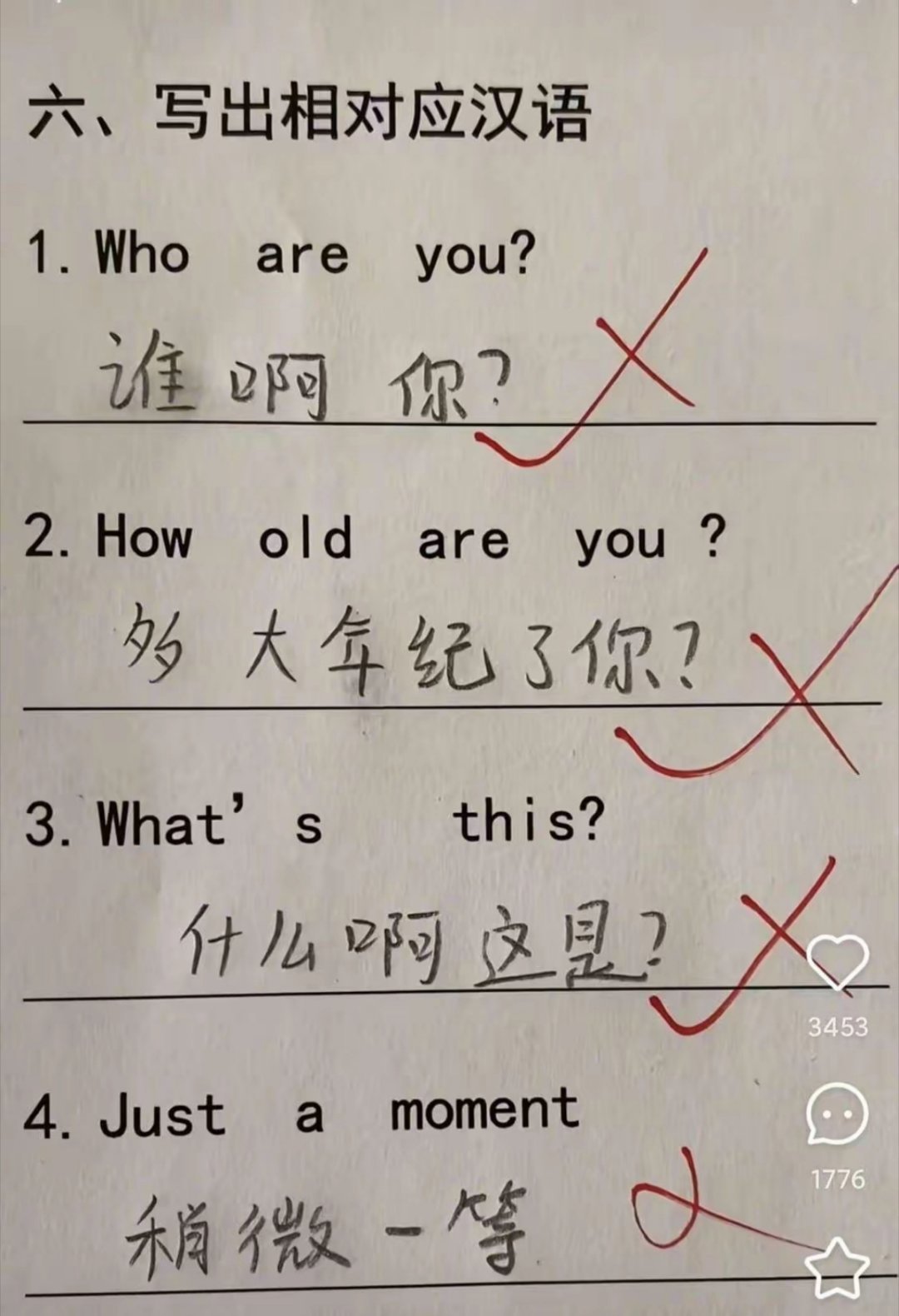 这才是完美翻译 