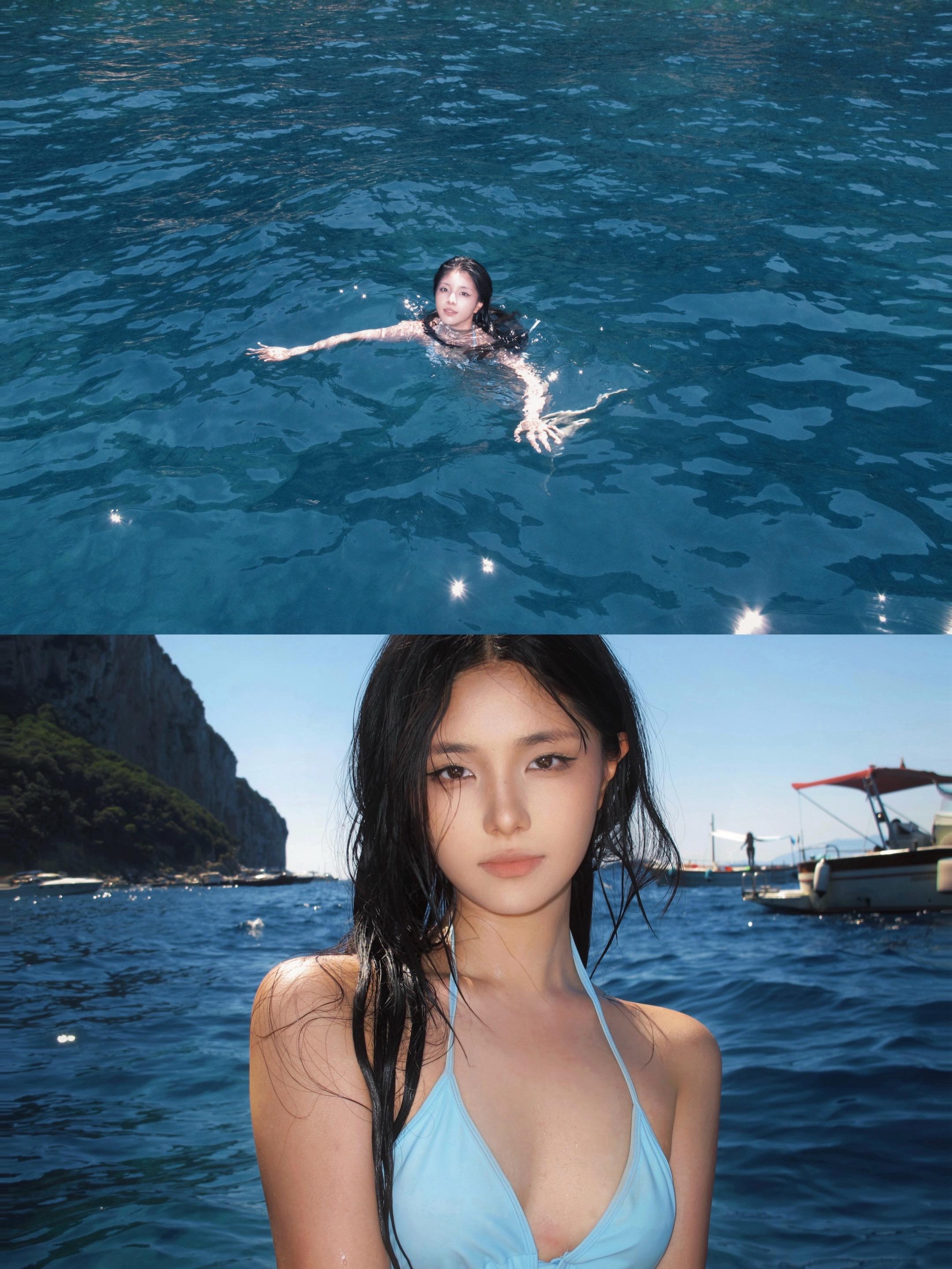 南意的海。