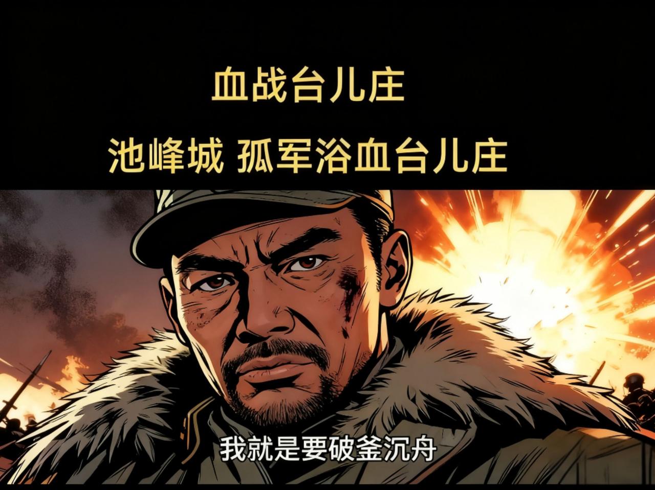 台儿庄战役 池峰城 王铭章