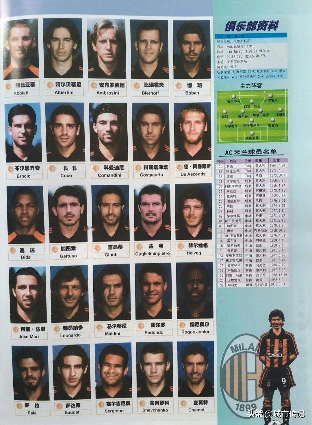 AC米兰在意甲2000－2001赛季，看似阵容豪华，但是似乎又不是足矣夺冠。比埃