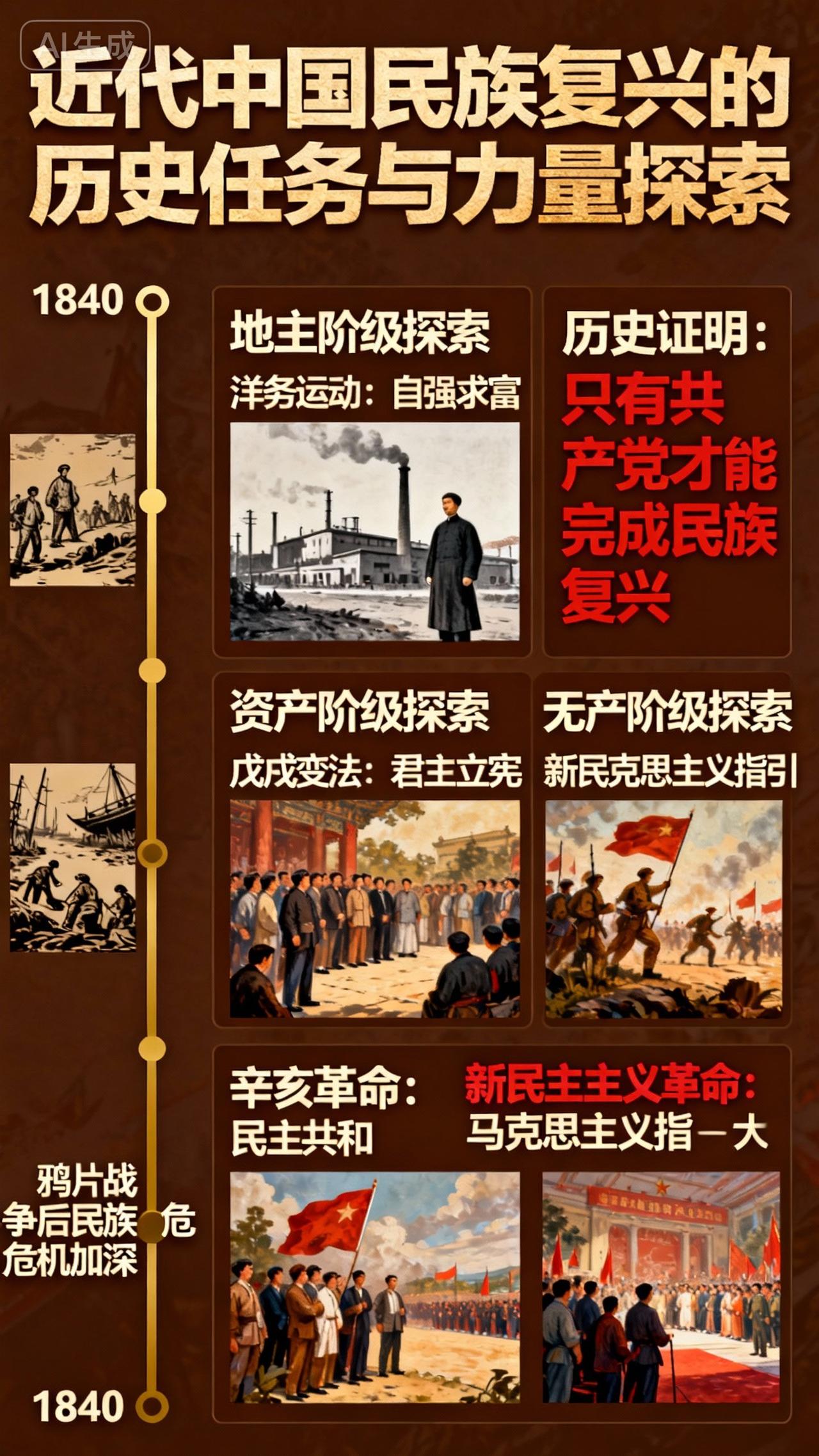 山河破碎到曙光初现：近代中国的救亡之路与历史抉择
 
五千年文明铸就的华夏荣光，