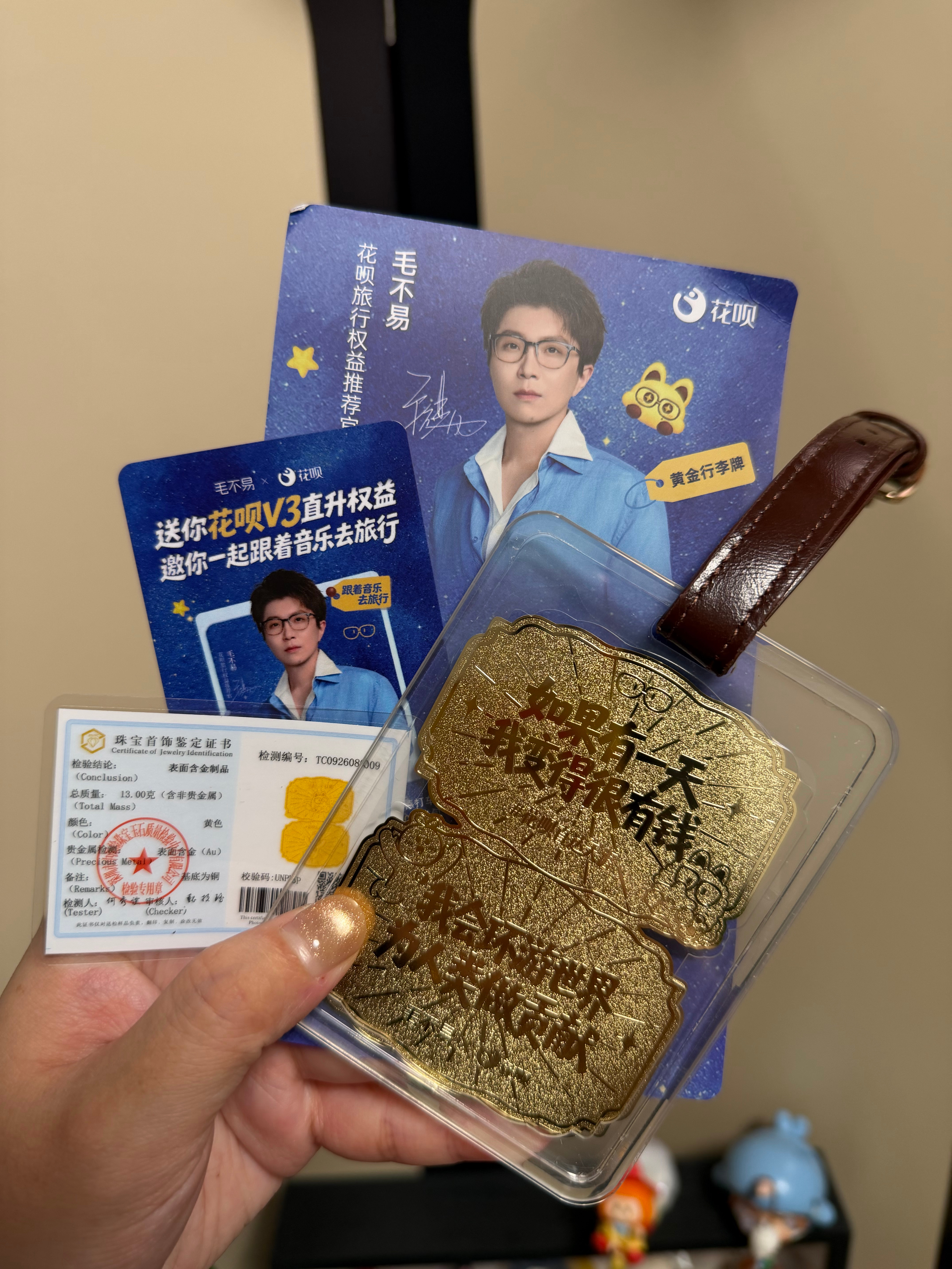 行李牌get！毛不易[超话] ​​​