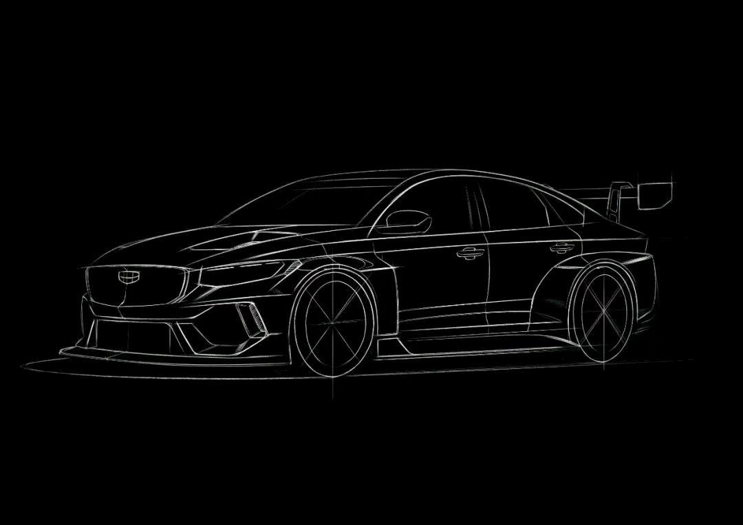 🔻根据草稿用ai生成的星瑞TCR赛车