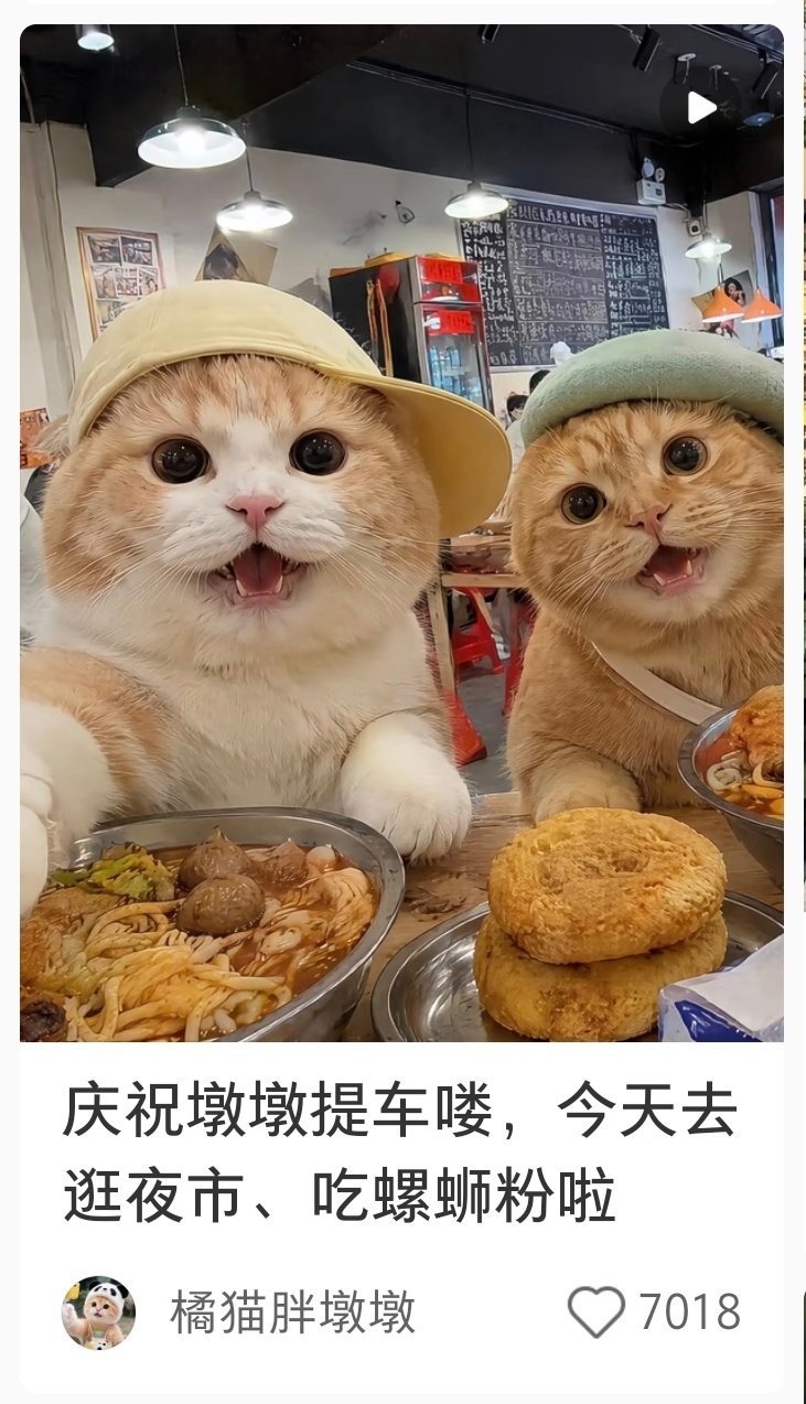 现在这种用猫猫狗狗制作的AI短视频，热度比很多真人实拍的都高。演员注定是越来越卷