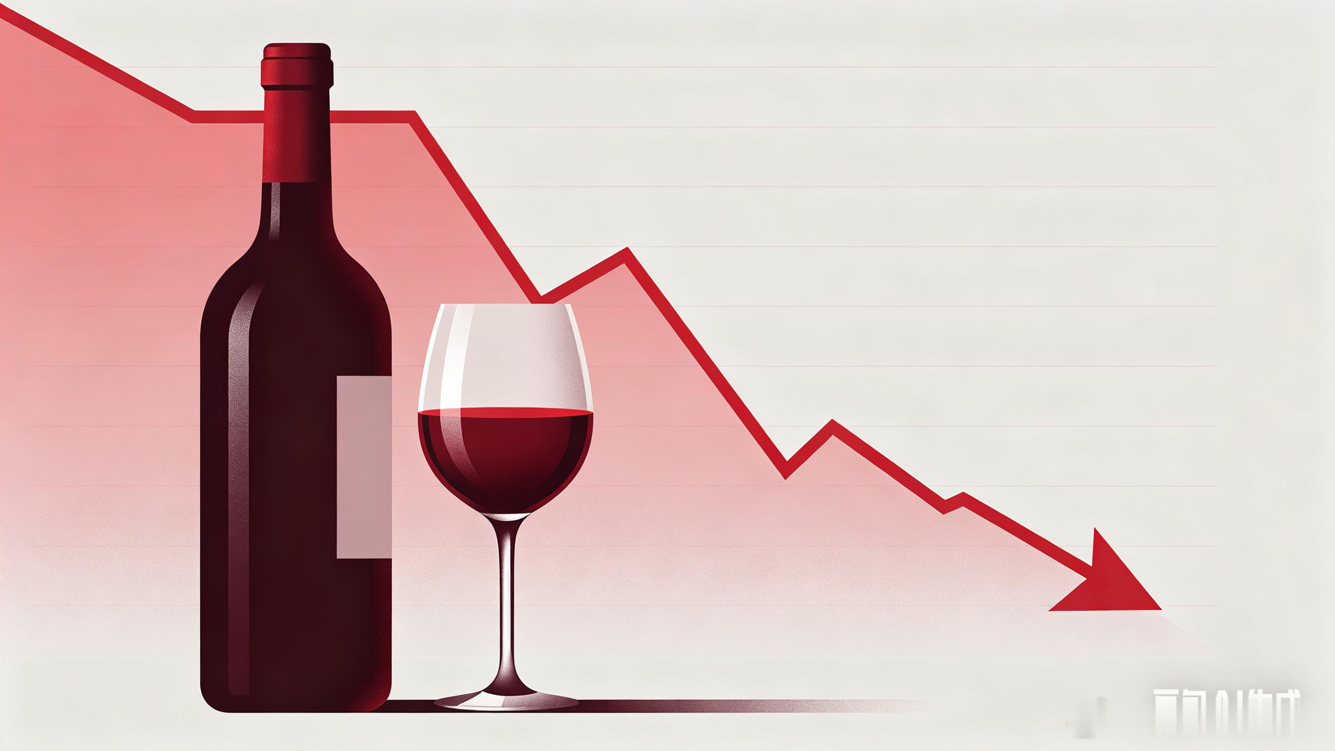 IWSR数据显示，2019年至2024年，全球静态与起泡葡萄酒总量下降15%，且