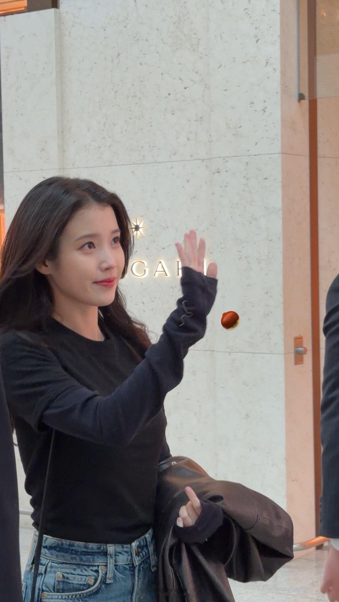 太美了吧今天的机场iu 