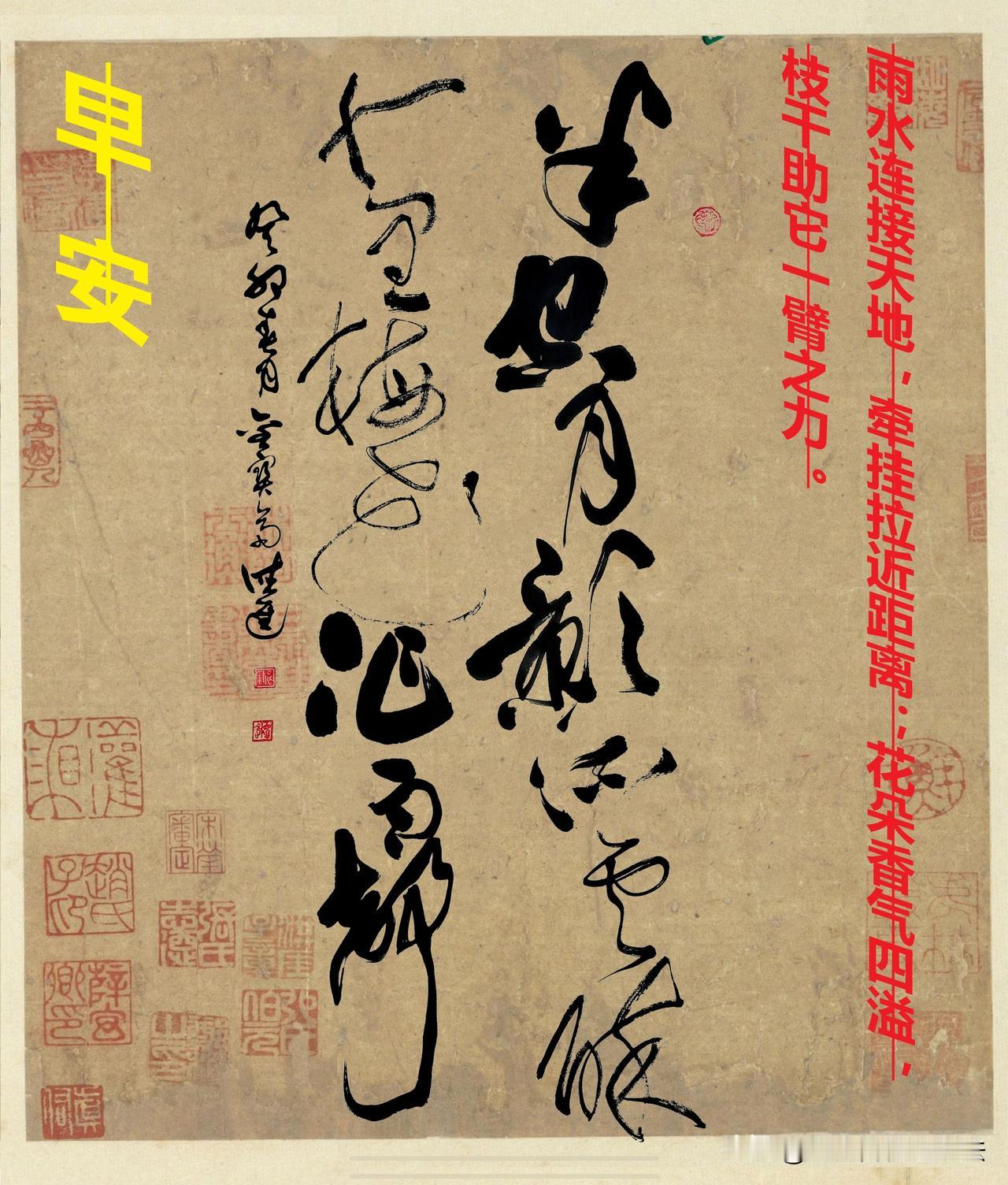 
《半空月影流云碎,十里梅花作雨声》朋友早安！
半空中的月影犹如一幅精致的画卷，