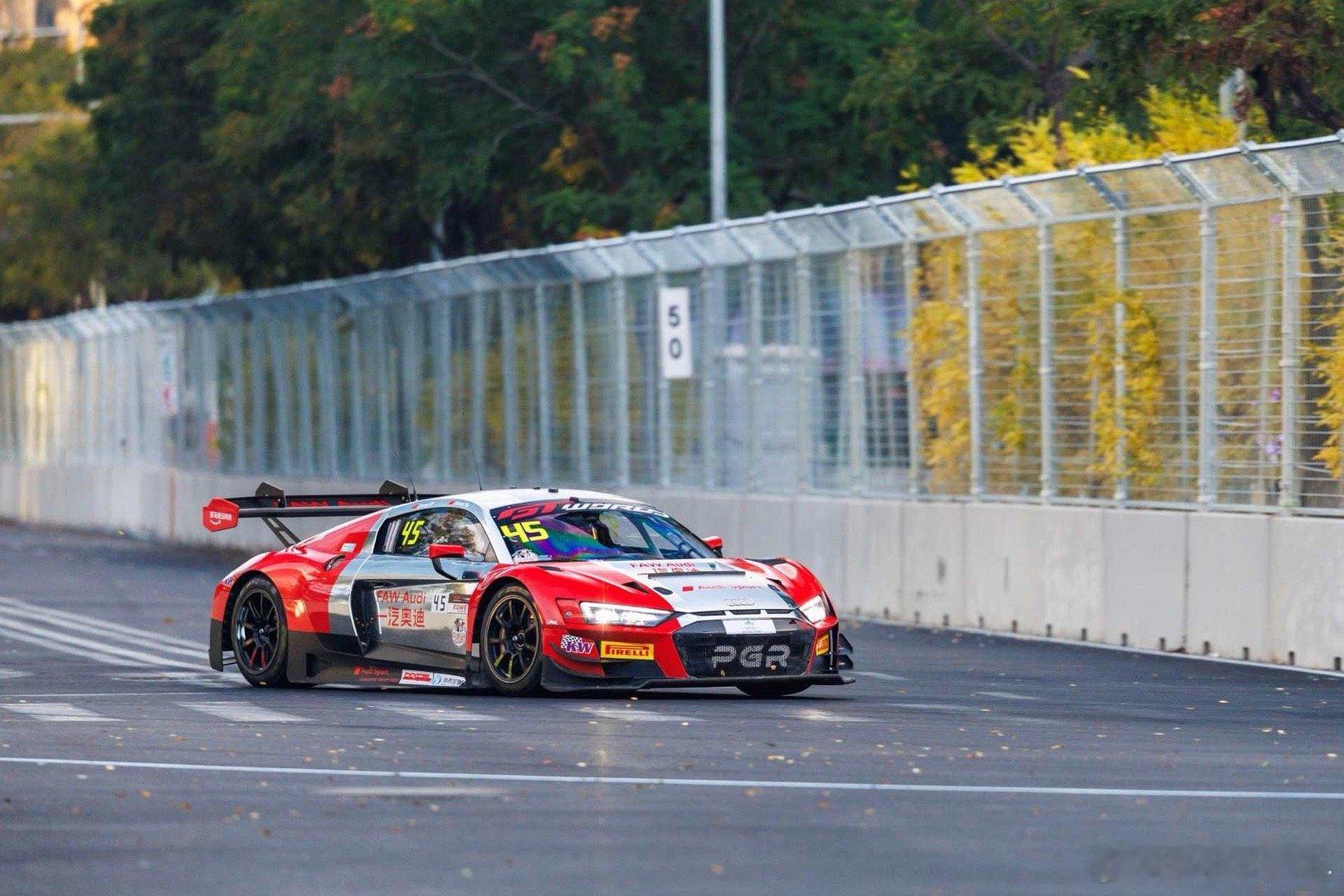 几台帅气的奥迪R8 GT3赛车，哪个涂装你最喜欢？gt世界挑战赛北京亦庄站奥迪r
