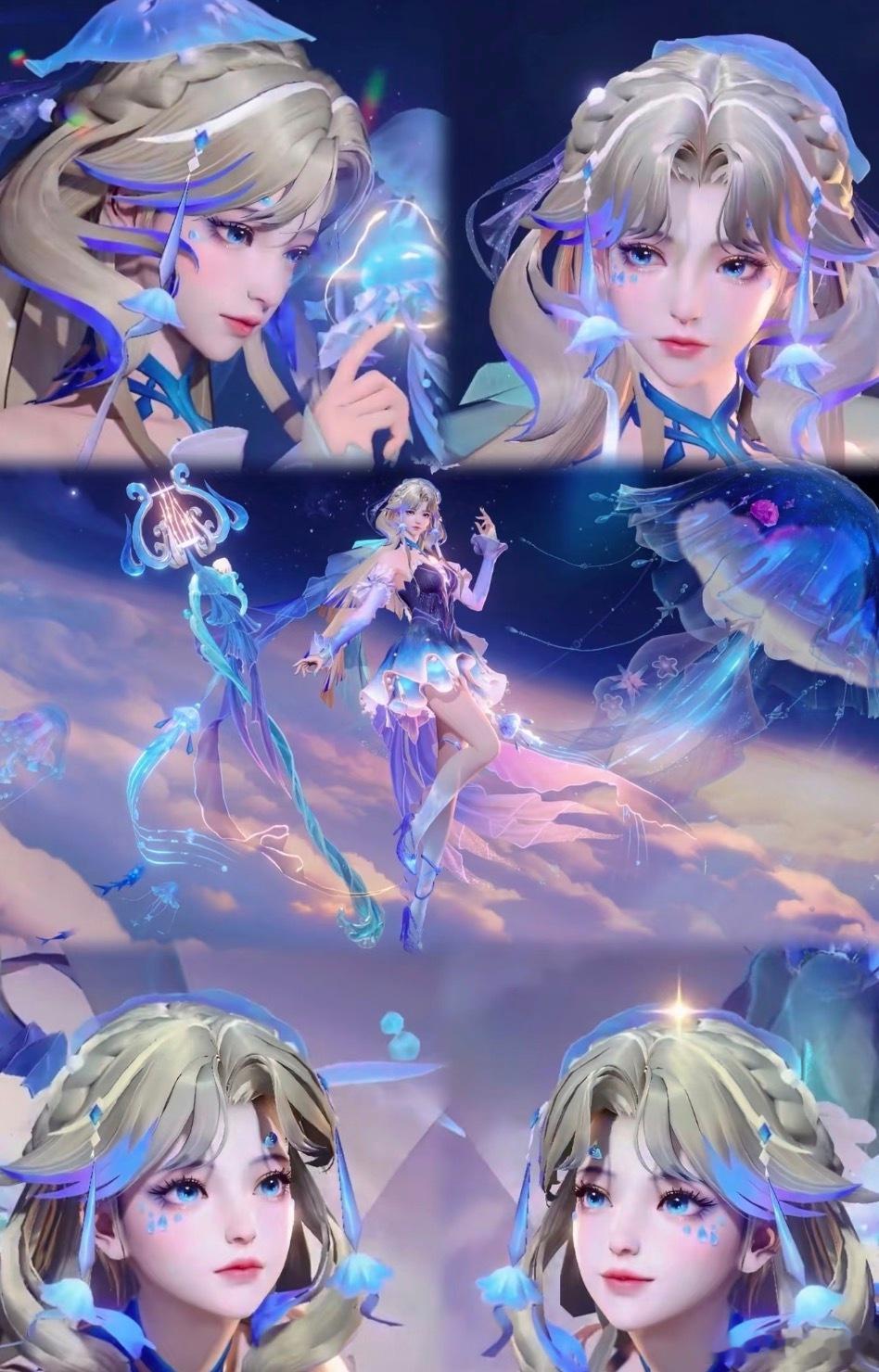 王者荣耀 王昭君的建模真的太米了！！直接就是美神降临啊！