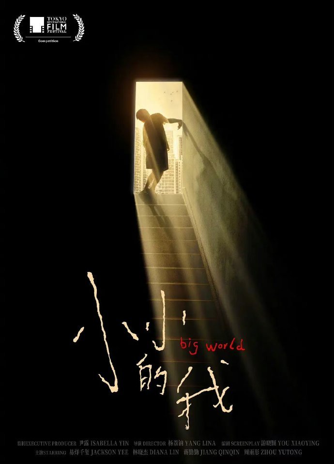 《小小的我》国际版海报，黄海设计，以及首次公布剧照。杨荔钠执导，游晓颖编剧，易烊