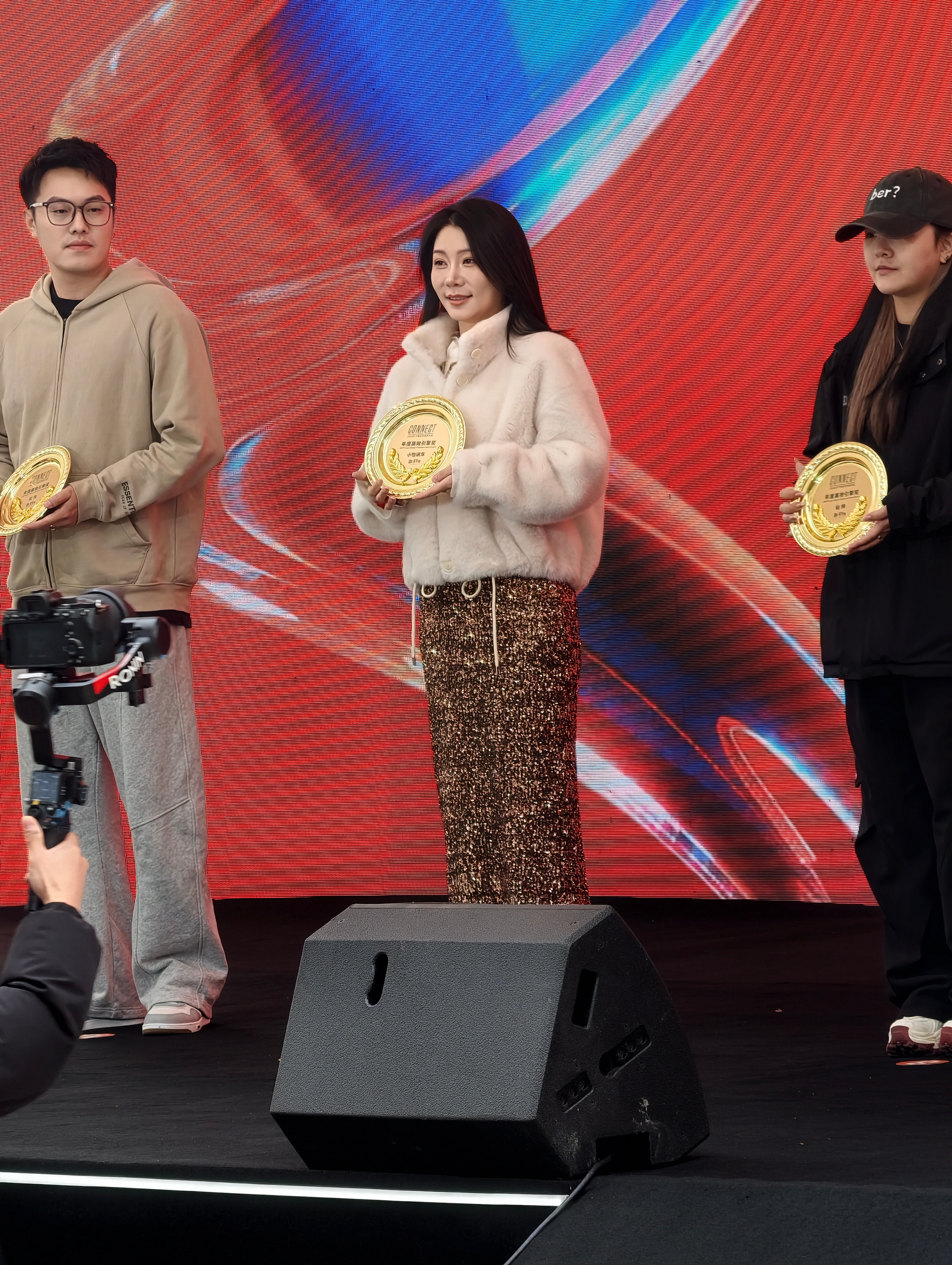 不负所望领了个奖我上台领奖台下抓拍 北海