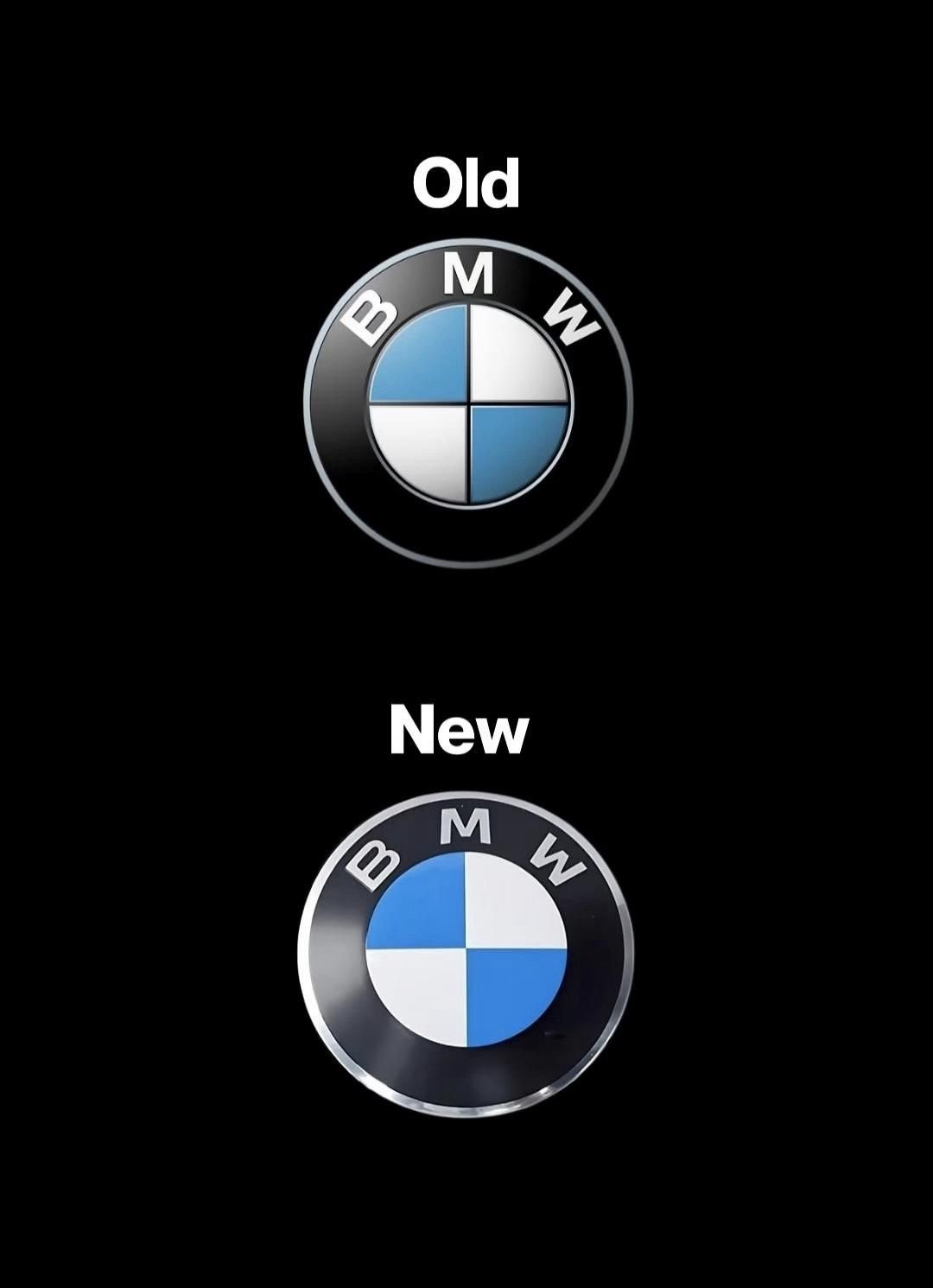 宝马将在2月起全面启用新LOGO，主要是取消内圈镀铬圆环及蓝白旗帜图案的镀铬描边