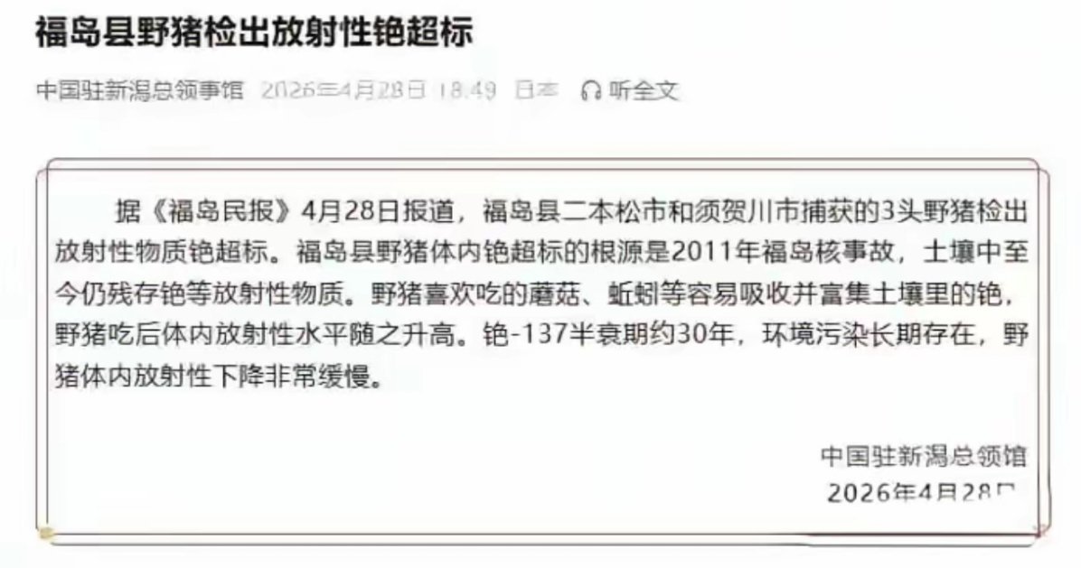 几头野猪撕碎日本所有谎言！ 